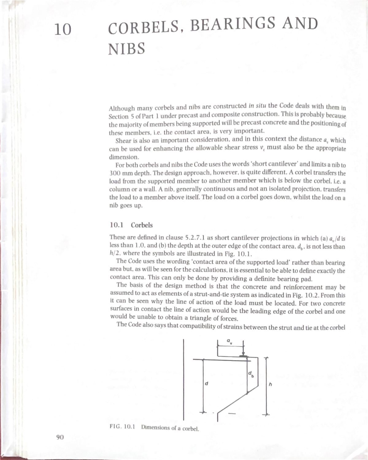 Corbel Design and Analysis: Understanding Bearings and Nibs - Studocu