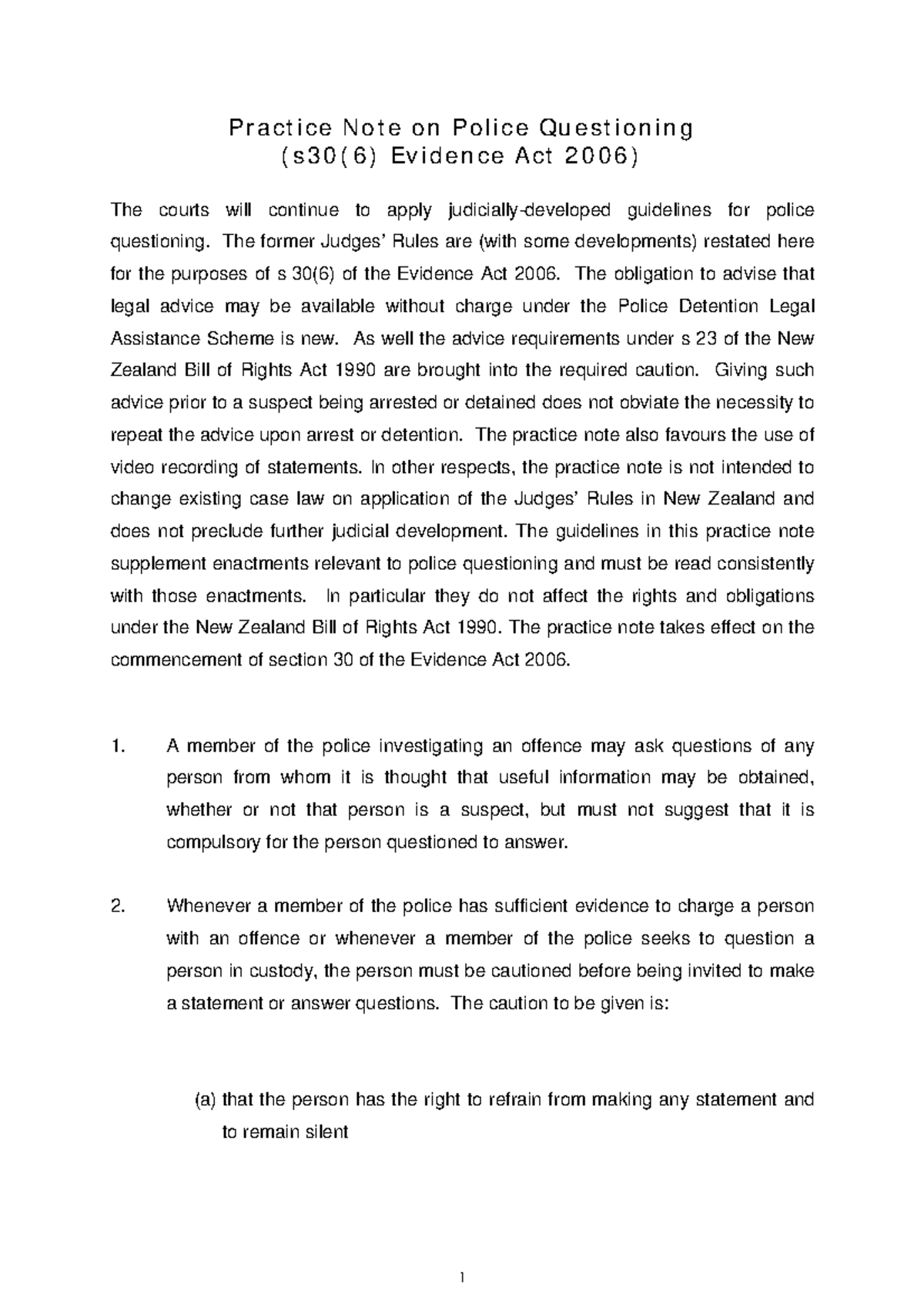 Pnpoliceq - Police Note on Police Questioning for Exam - 1 Pr a ct i ce ...