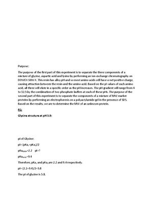 BCH2333 - uOttawa - Introduction to Biochemistry - Studocu