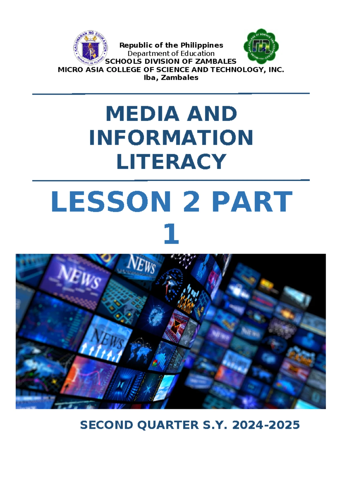 MIL Q2 Lesson 1 - Understanding Media Languages and Codes - Studocu