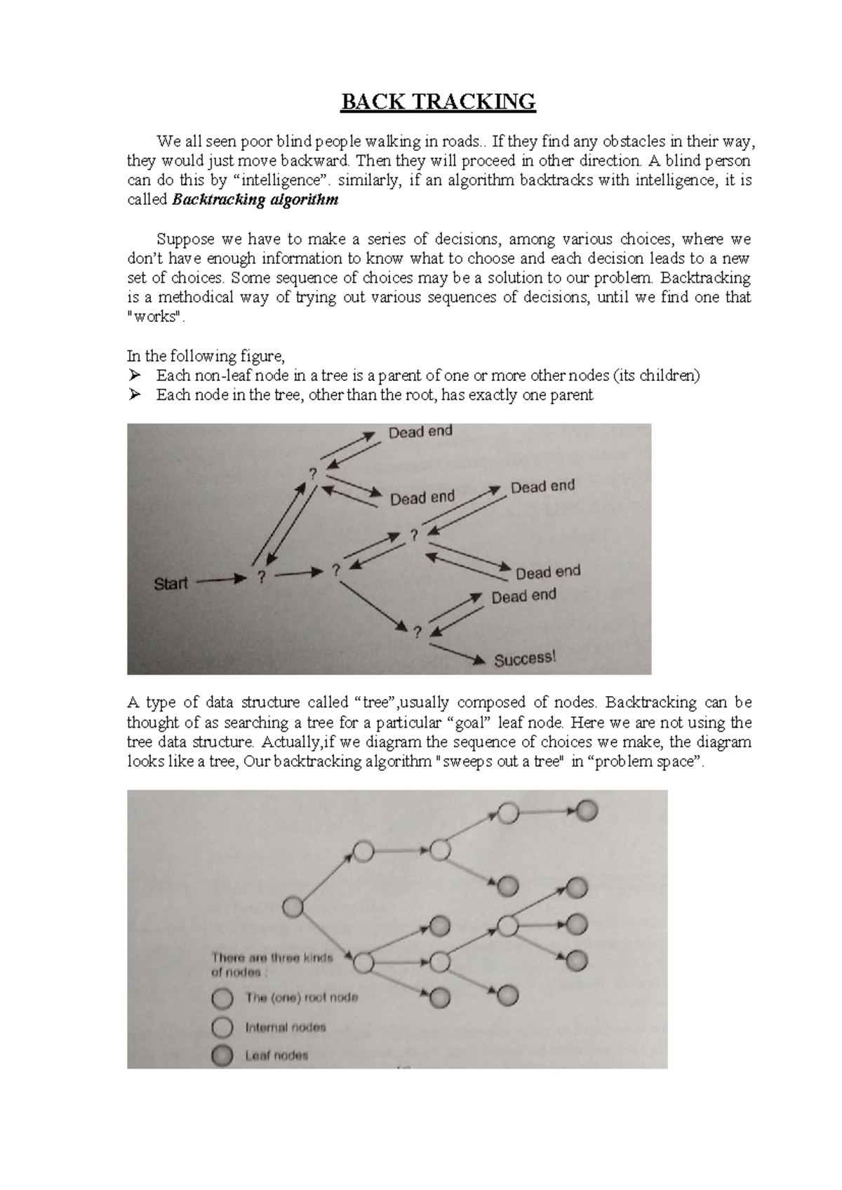 Backtracking Algorithm: Solving the N-Queens Problem (CS101) - Studocu