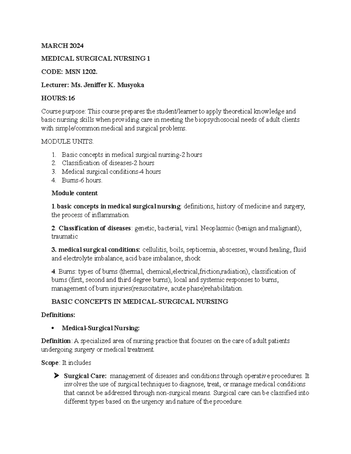 Immunization Notes for KMTC KRCHN Final Exam - Sept 2014 - Studocu