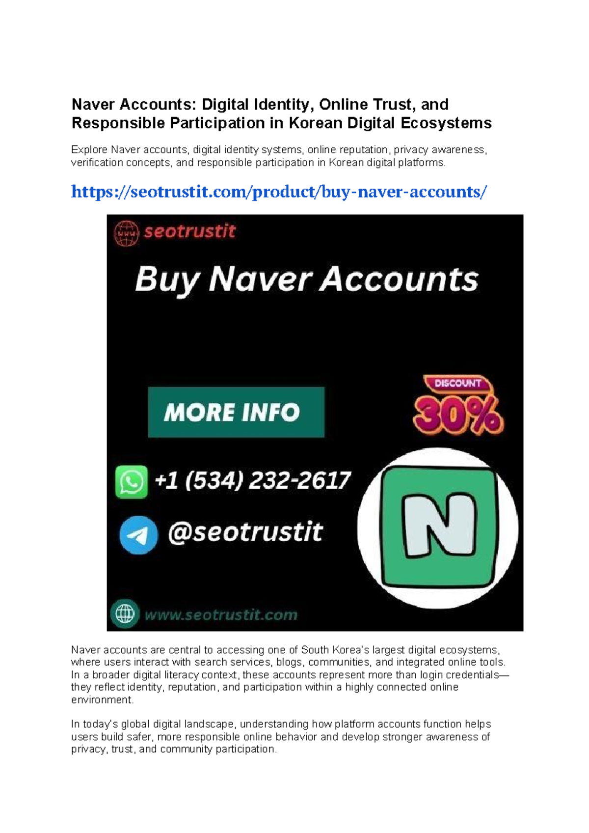 Naver Accounts: Safe Purchase Guide for 2026 - Studocu