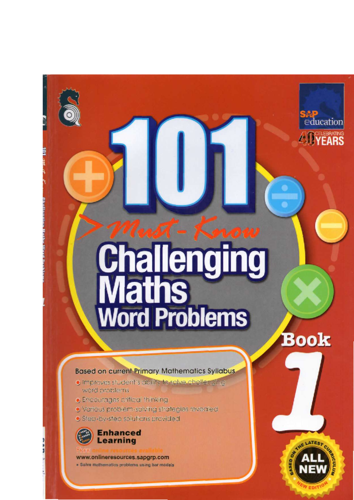 OB U UTT (PRI) Challenging Maths Word Problems Book 1 - Studocu