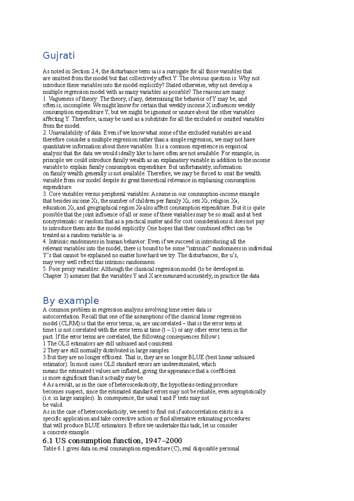 EC 301 - Econometric Analysis of Time Series Data Insights - Studocu