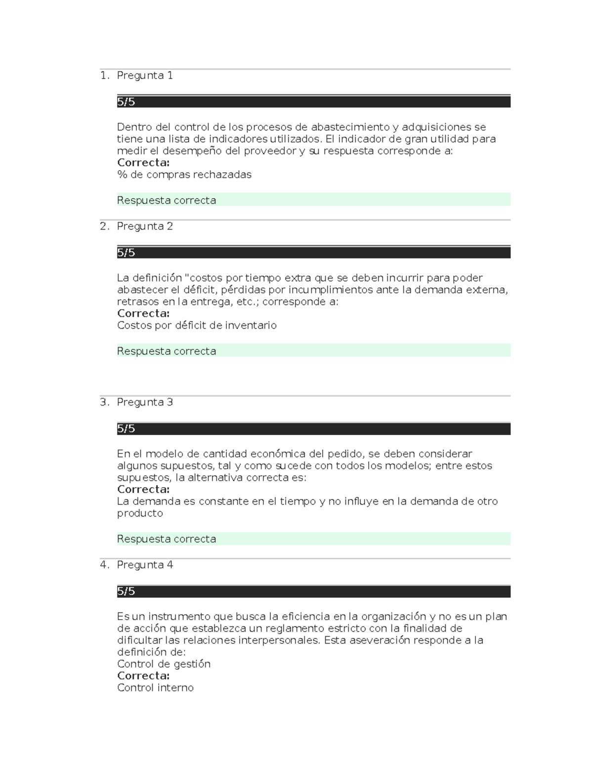 Examen Supervisión Control de Inventarios - Curso 2023 - Studocu