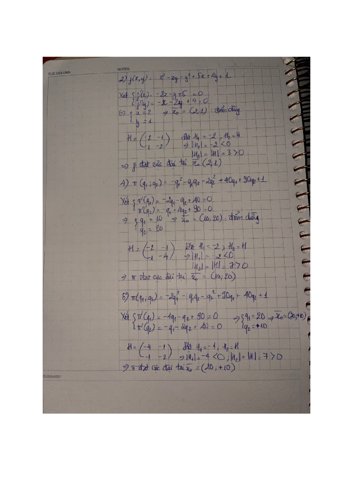 BT TCC 18-1 - bt tcc - kinh doanh thương mại - NOTES CUE COLUMN 2) t 1 ...