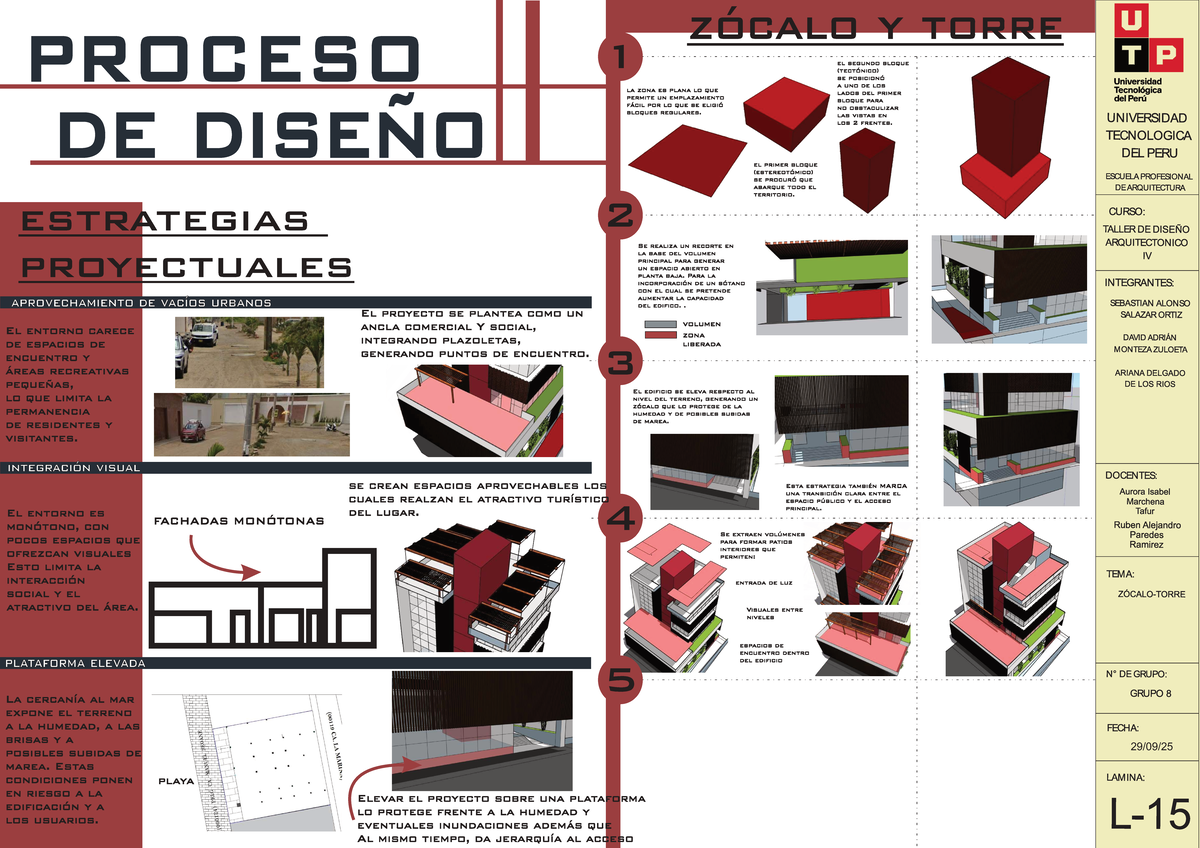 TALLER DE DISEÑO ARQUITECTONICO IV: Zócalo y Torre - Studocu