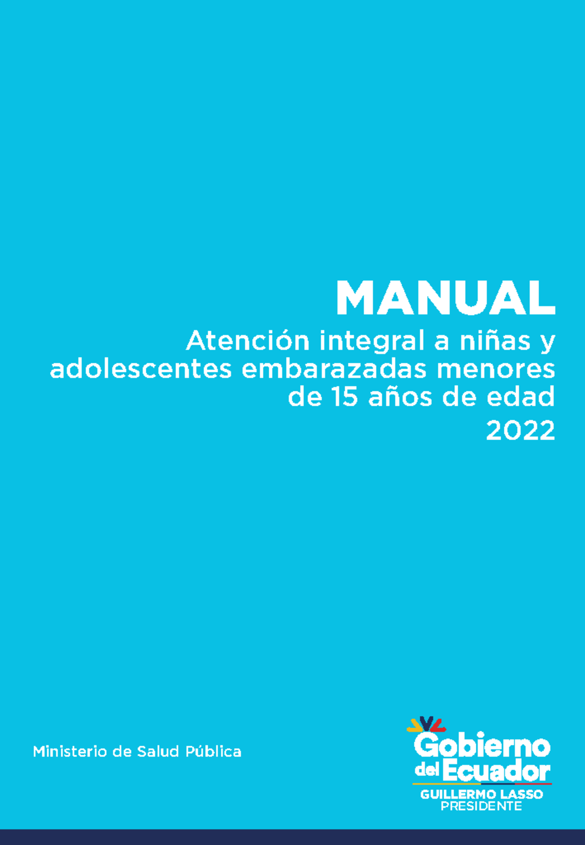 Fin manual atencion integral a ninas y adolescentes embarazadas menores ...