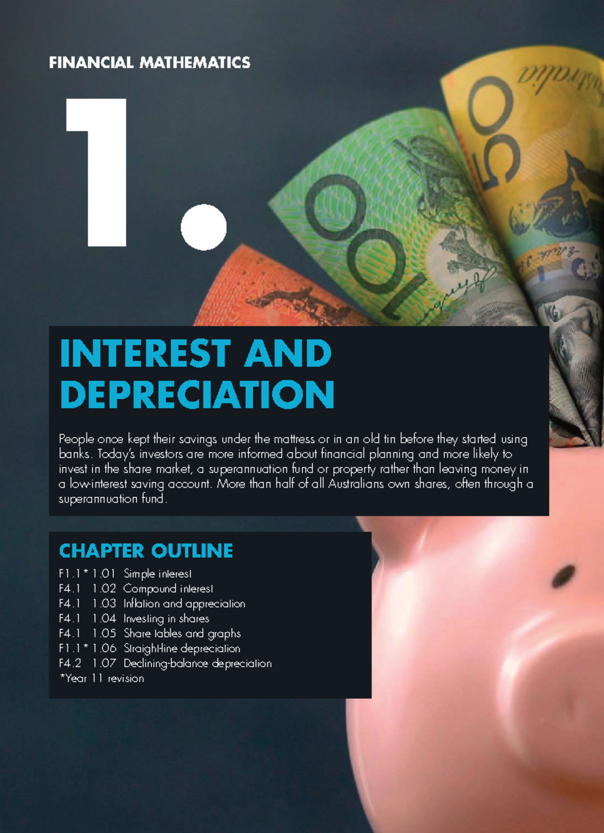 Financial Mathematics: Interest, Depreciation & Investments (NCM 12 ...