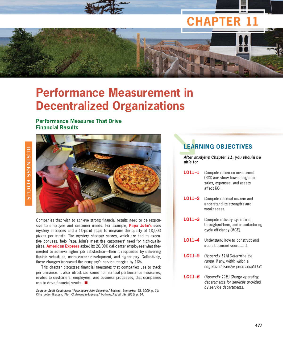 Chapter 11 - Lecture book - 477 CHAPTER 11 ####### Performance Measures ...