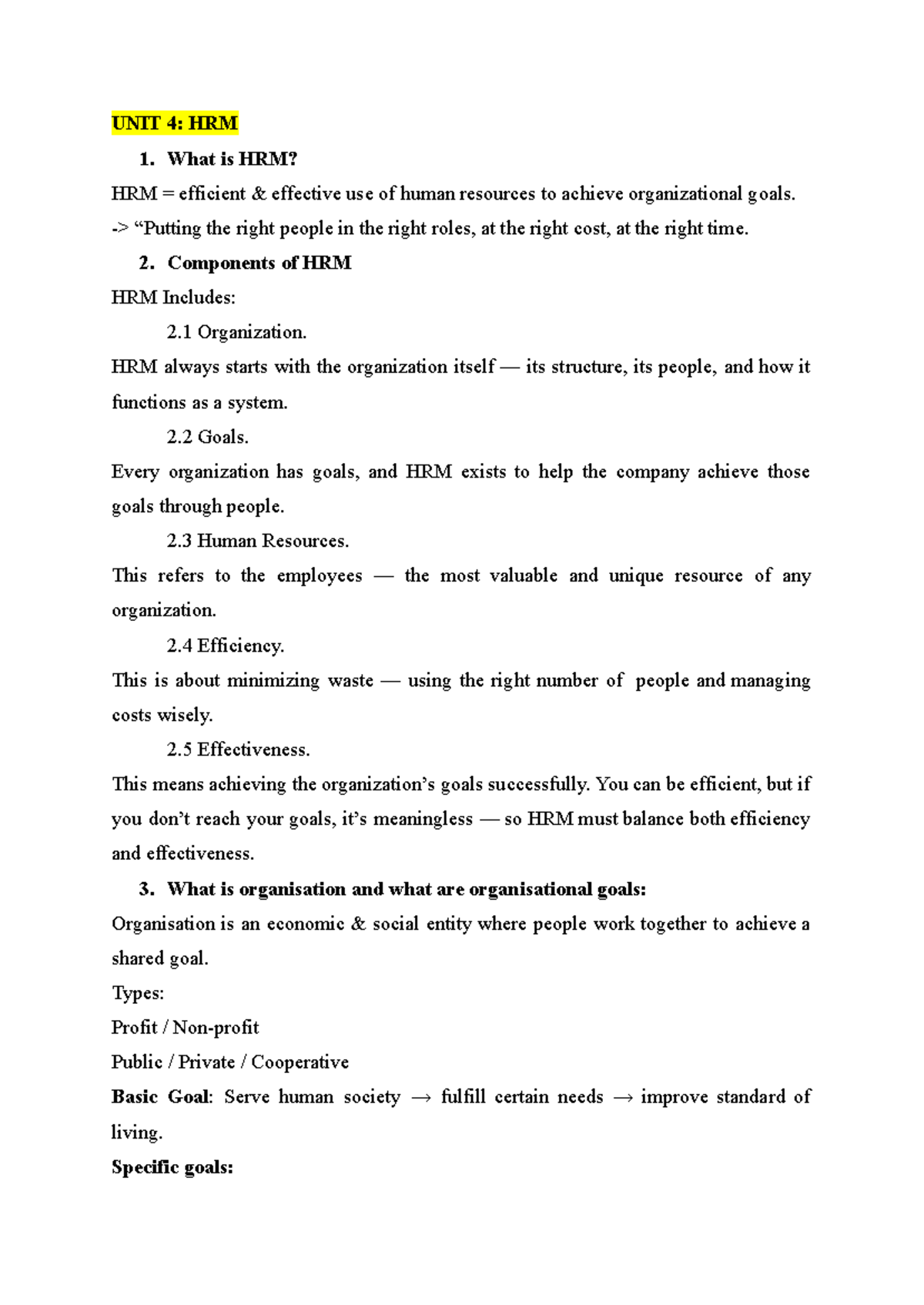 GD1 KÌ 2 - Understanding HRM: Key Concepts and Functions - Studocu