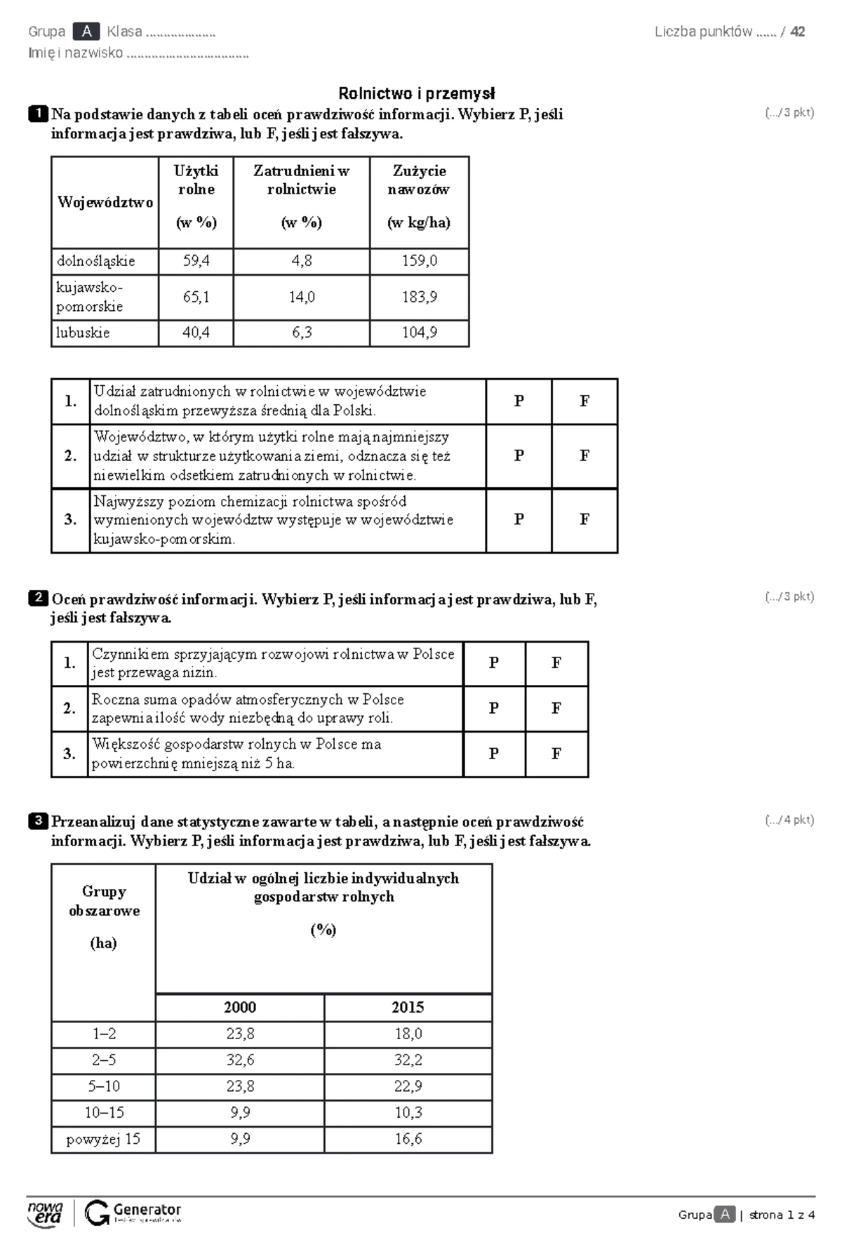 Przemysł W Polsce Sprawdzian 2 Gimnazjum www.studocu.com