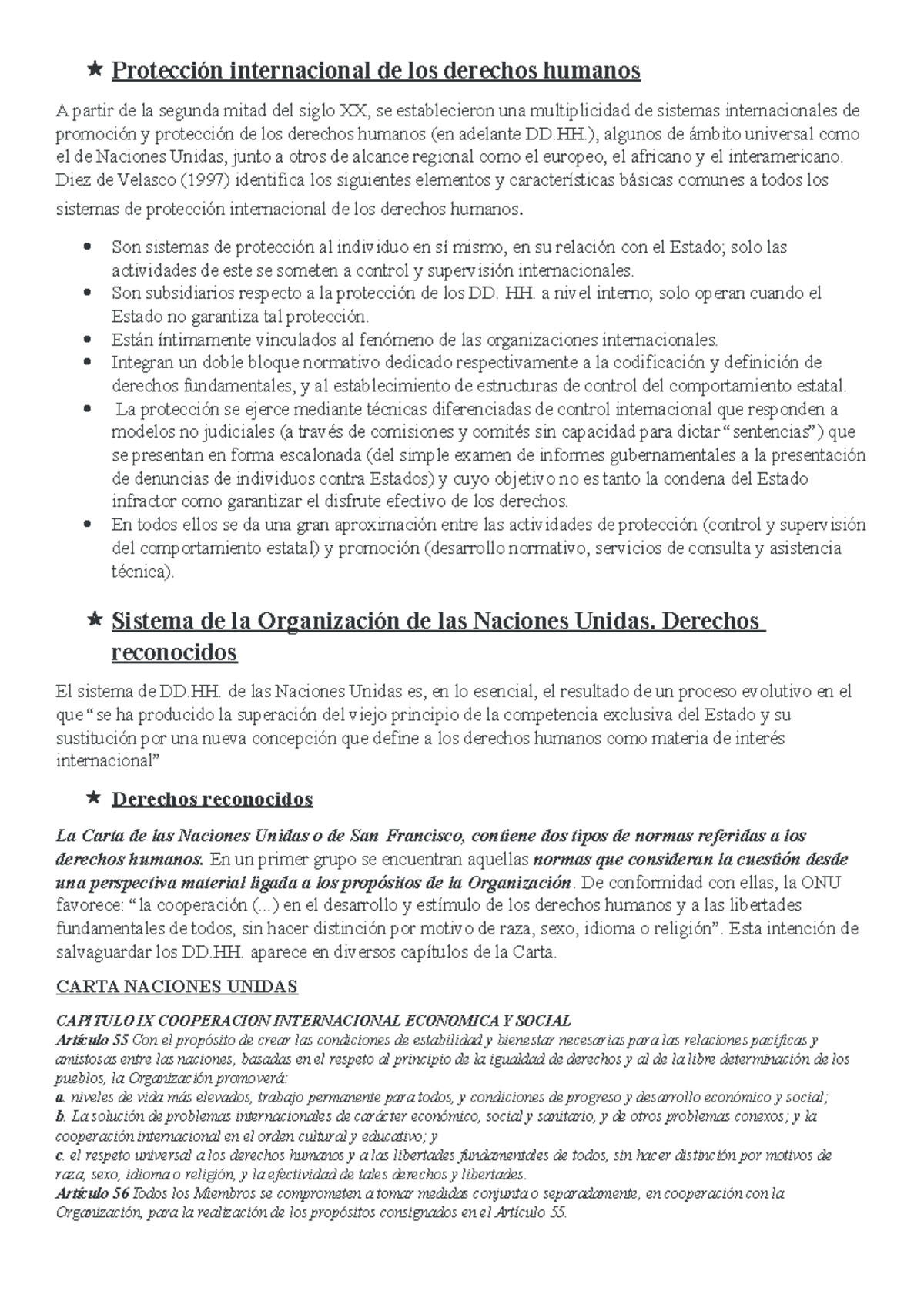 Resumen 2do parcial - Protección internacional de los derechos humanos ...