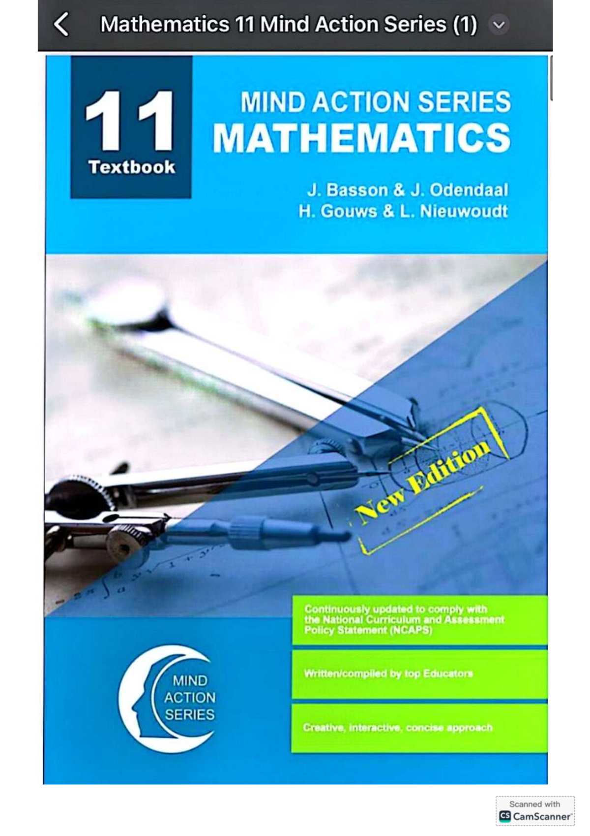 Mathematics 11 Mind Action Series: Comprehensive Study Guide - Studocu
