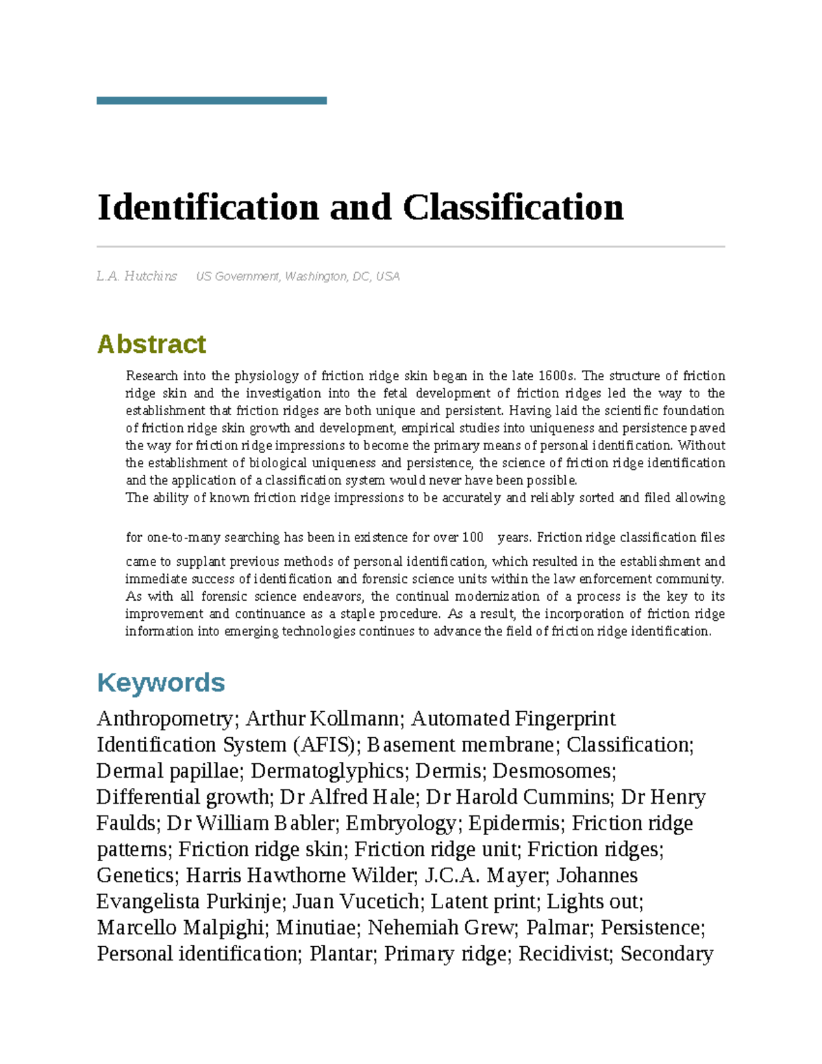 Forensic Fingerprints Identification and Classification ...