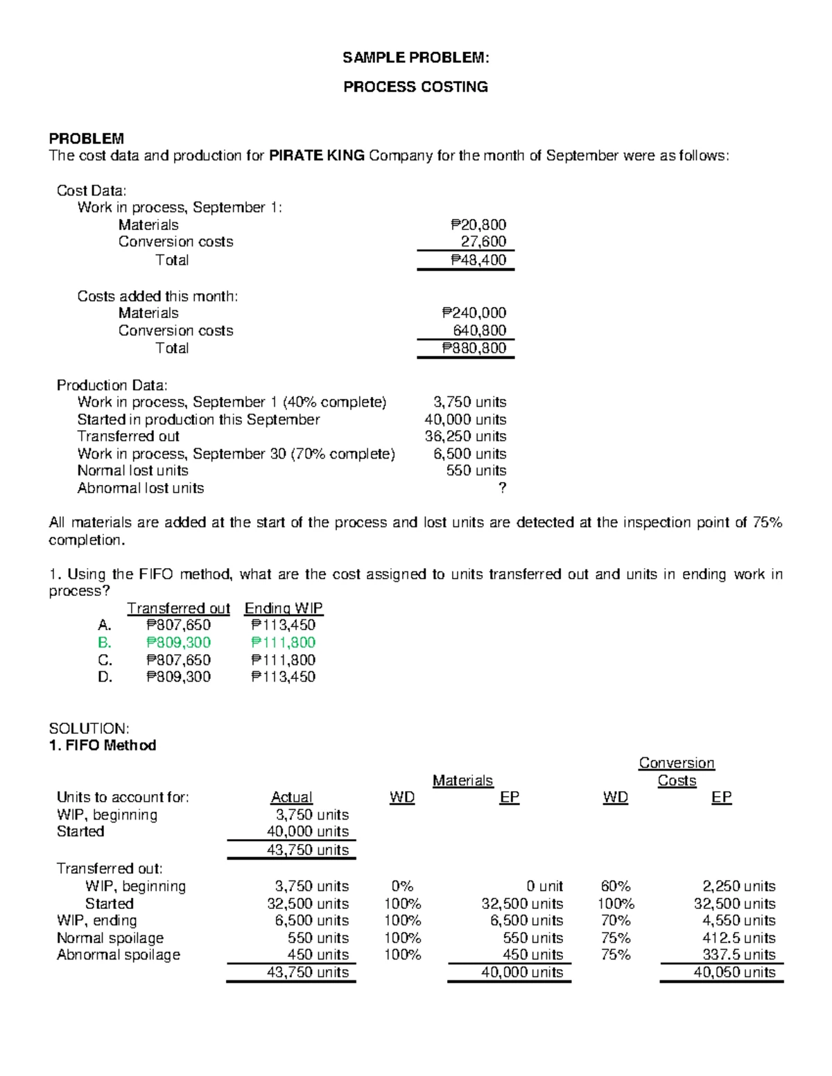 Chapter 1 - test bank for cost accounting - Cost Accounting, 15e ...