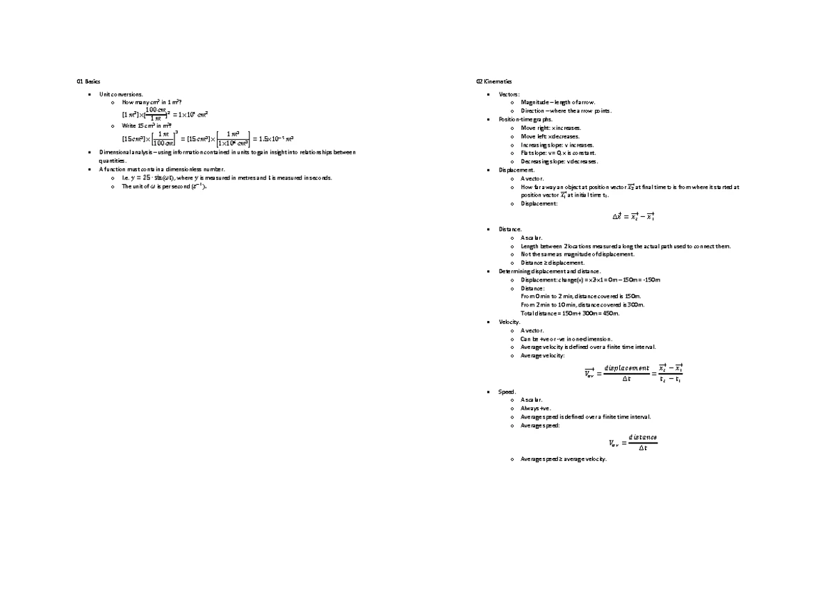 PHYC10007 PSC 3 2021 - Tute questions - PHYC10007: PHYSICS FOR ...