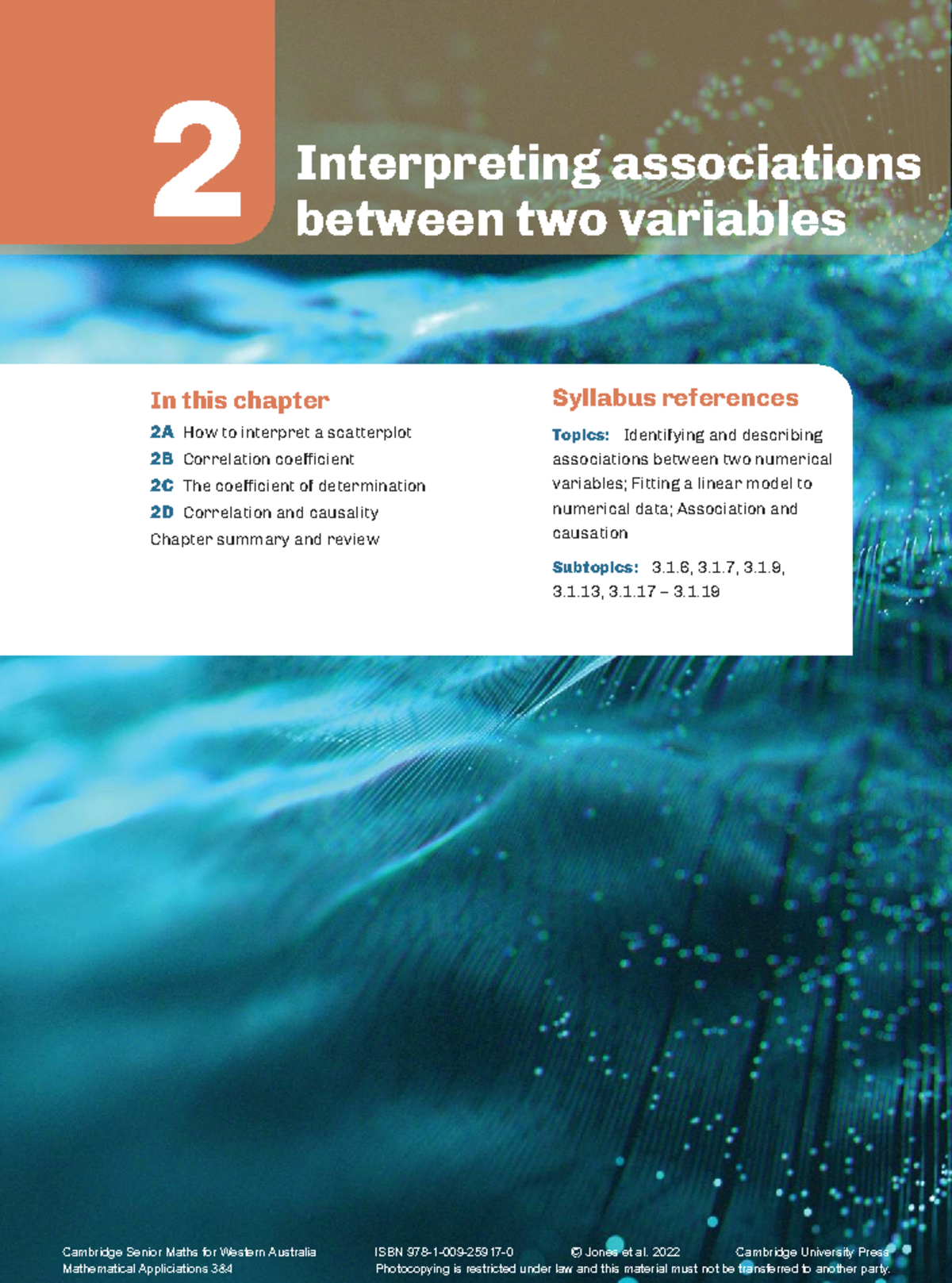 Chapter 2: Analyzing Associations Between Two Variables in Maths - Studocu