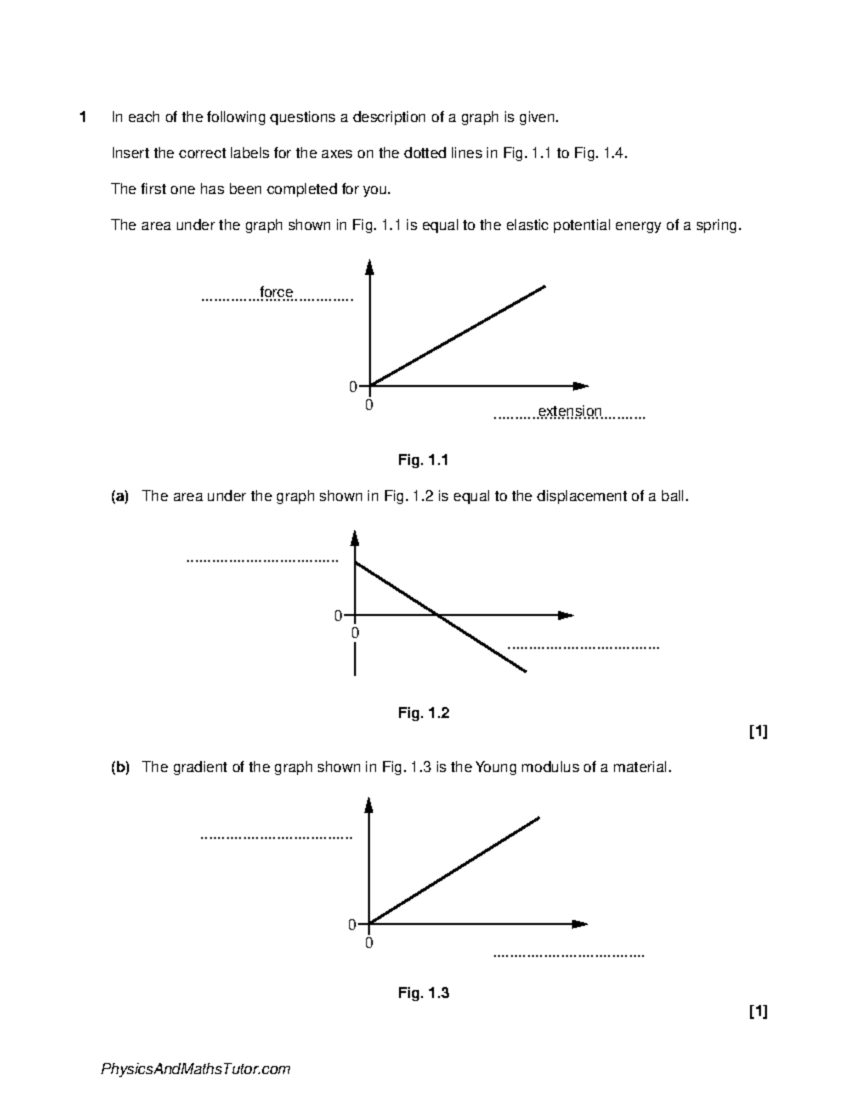 Motion 1 QP - Graph Analysis and Kinematics Questions - Studocu