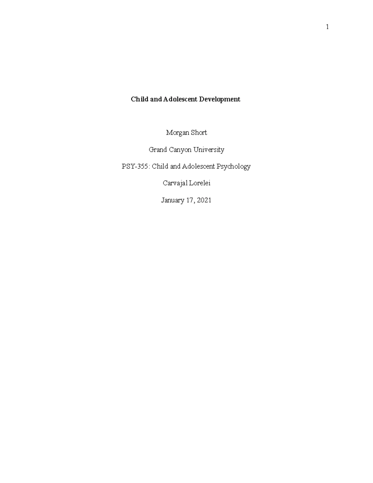 PSY-355-RS-T6-Research & Child Development Paper - Research and Child ...