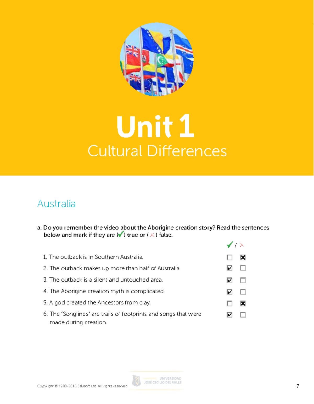 Advanced 1 Workbook Unit 1: Cultural Differences and Communication ...