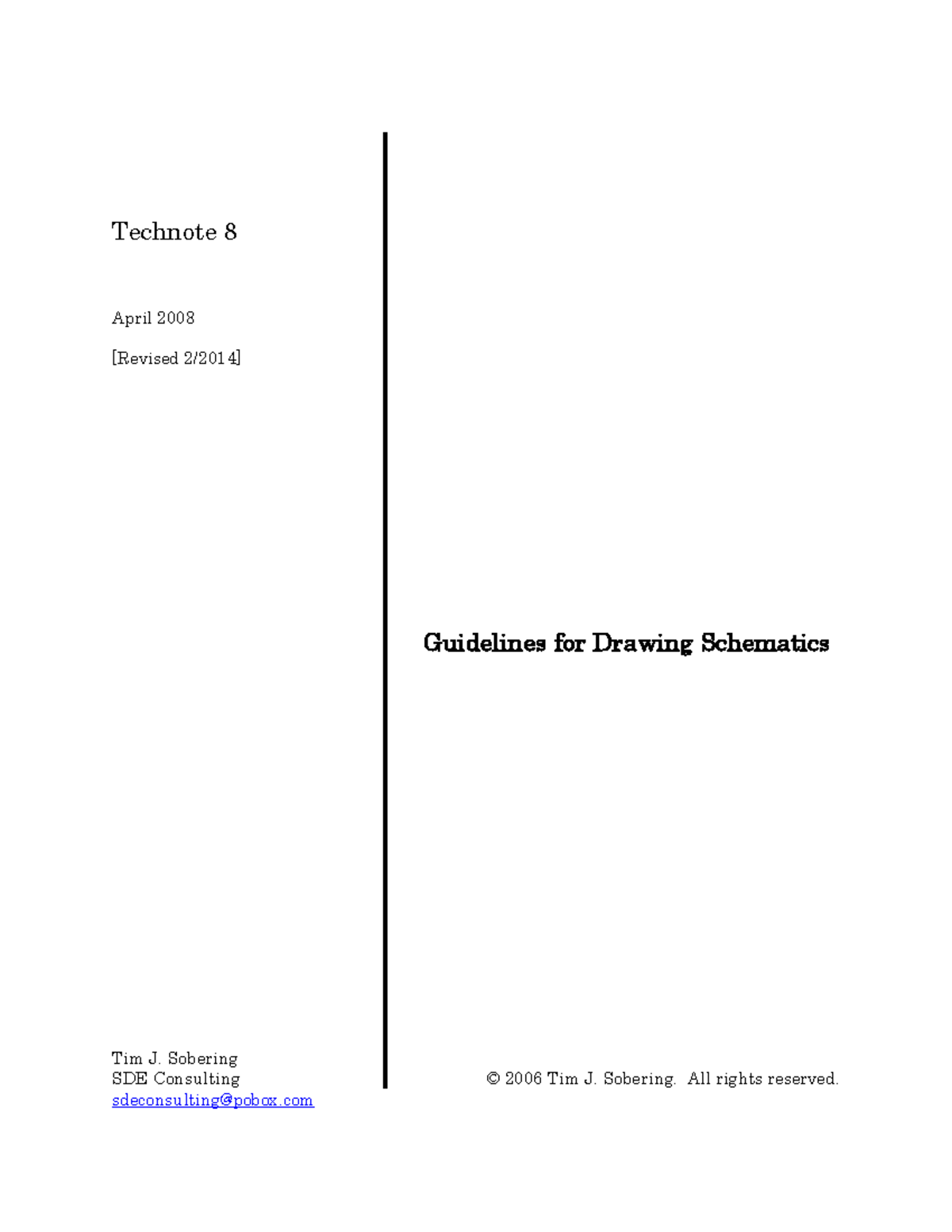 Guidelines for Drawing Schematics in EECE 101: A Comprehensive Overview ...