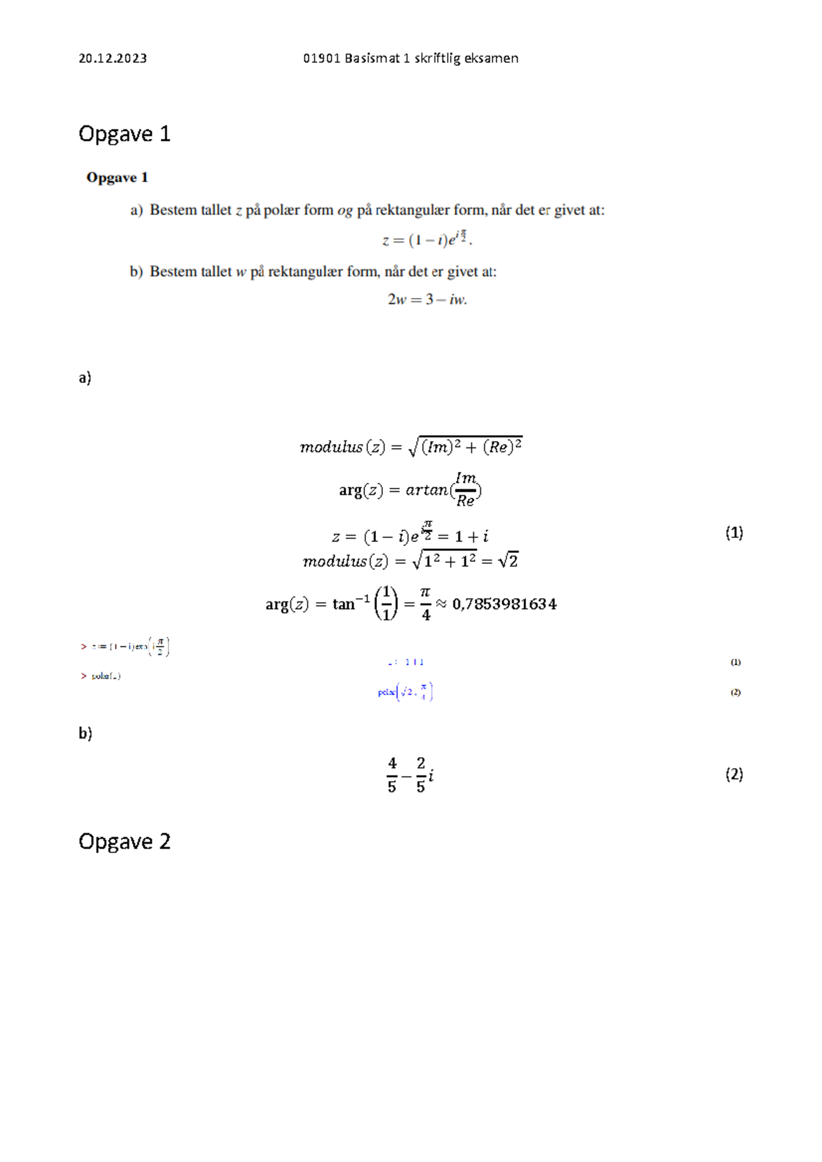 Mat102 - Final Exam Solutions and Explanations - Studocu