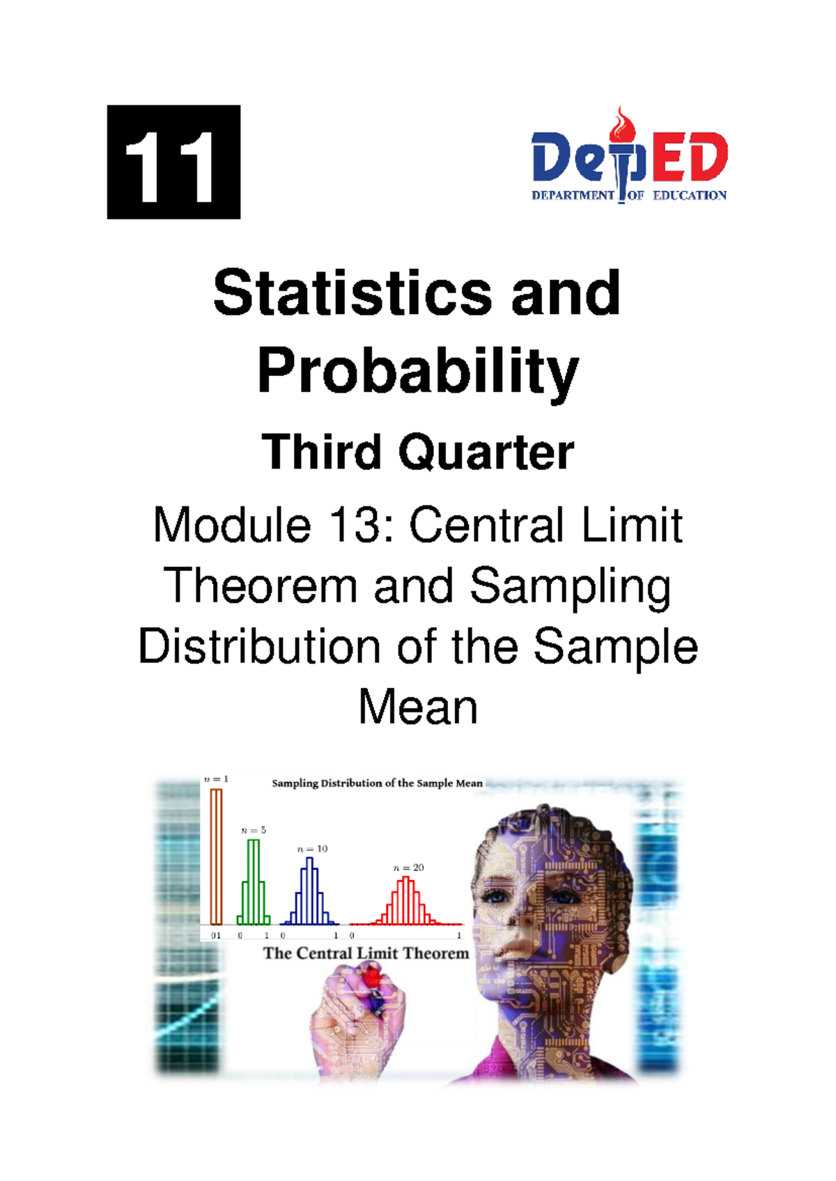 Statistical Probability Q3 Module 13: CLT & Sampling Distributions ...
