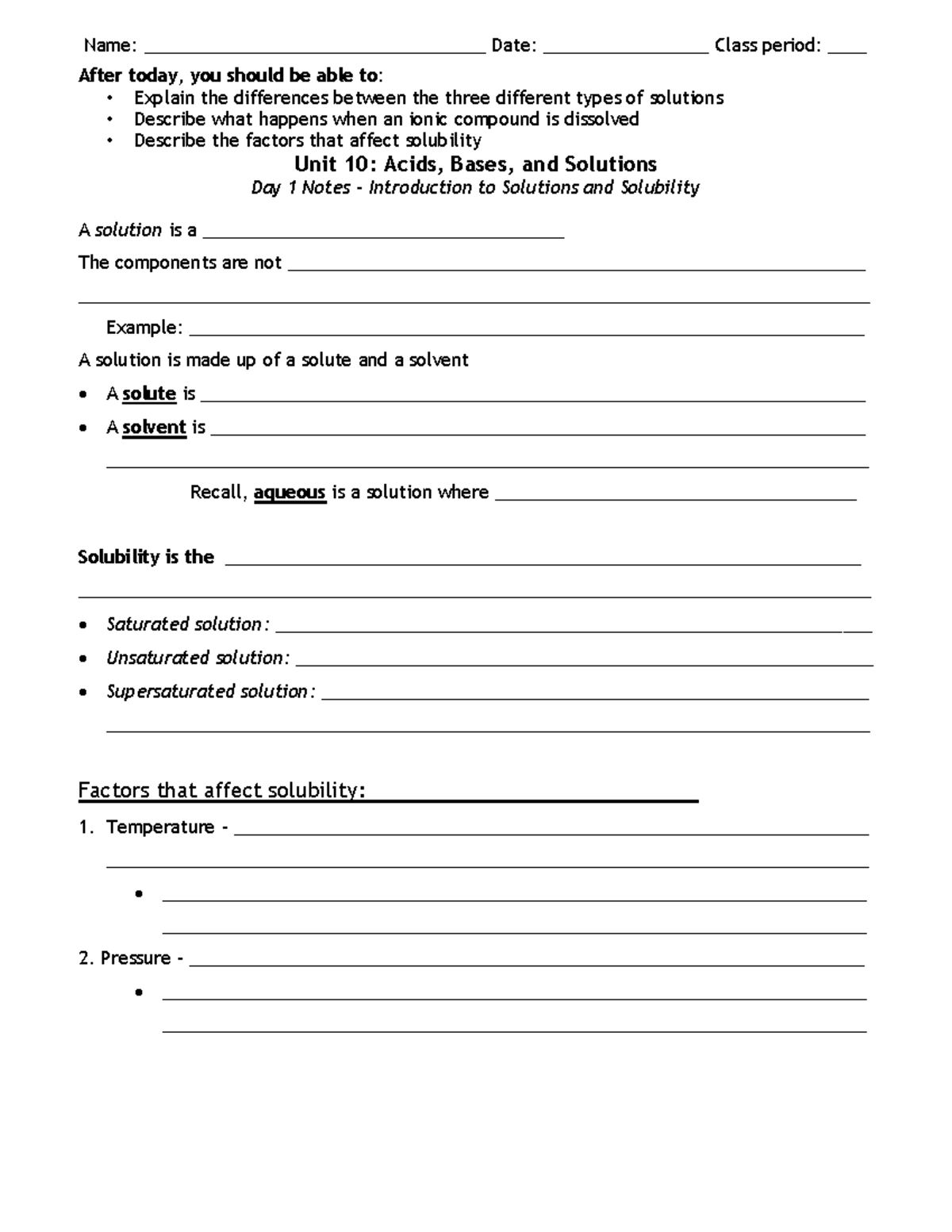 U10S1+-+Guided+Notes+-+Introduction+to+Solutions - Copyright © 201 1 ...