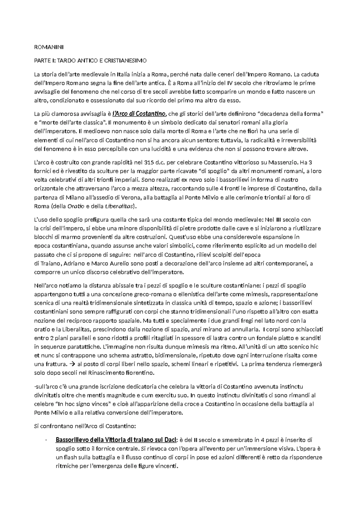 MEDIEVALE IN ITALIA ROMANINI - Parte 1: Tardo Antico e Cristianesimo ...