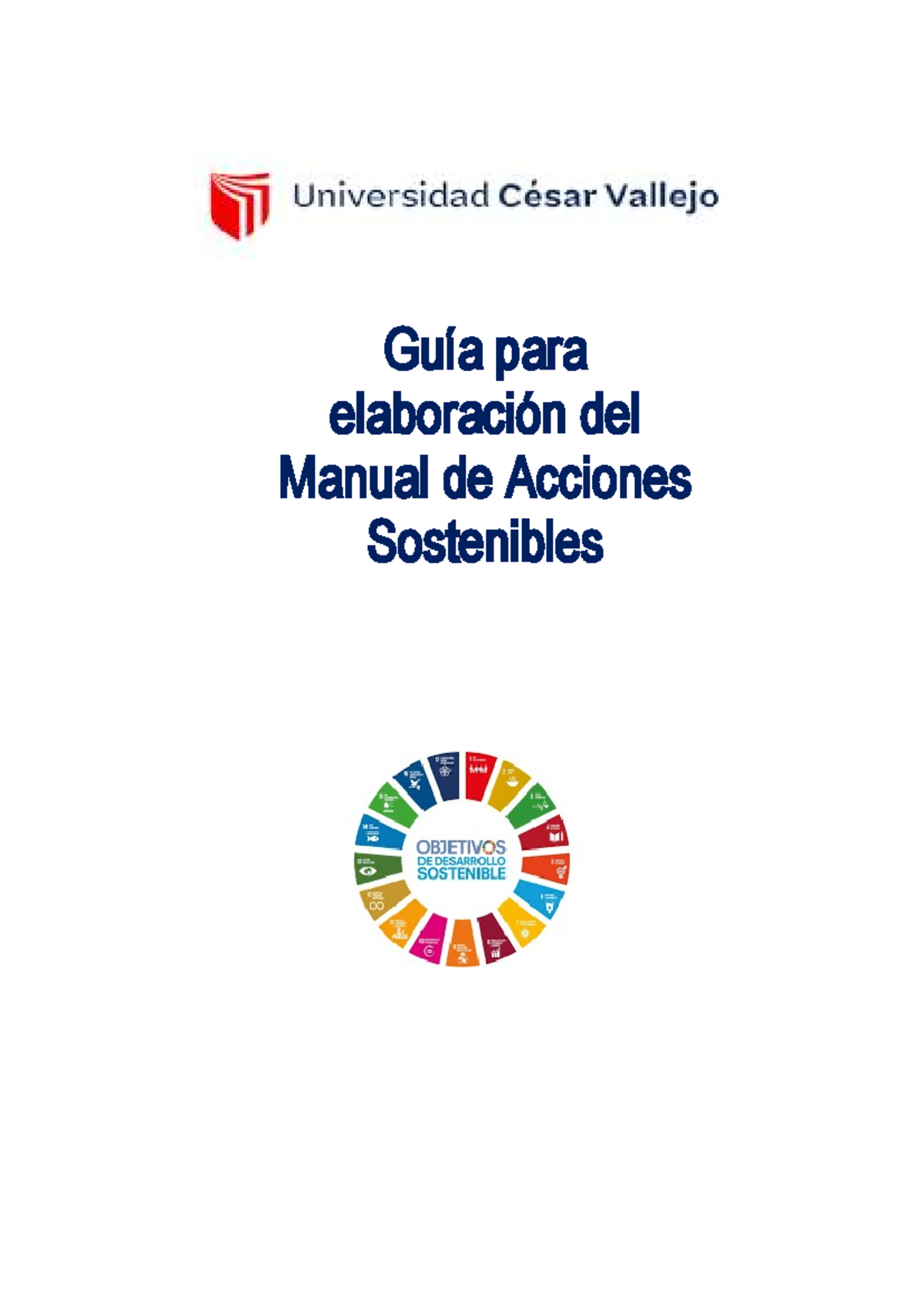 Guía para la Elaboración del Manual de Acciones Sostenibles 2025 - Studocu