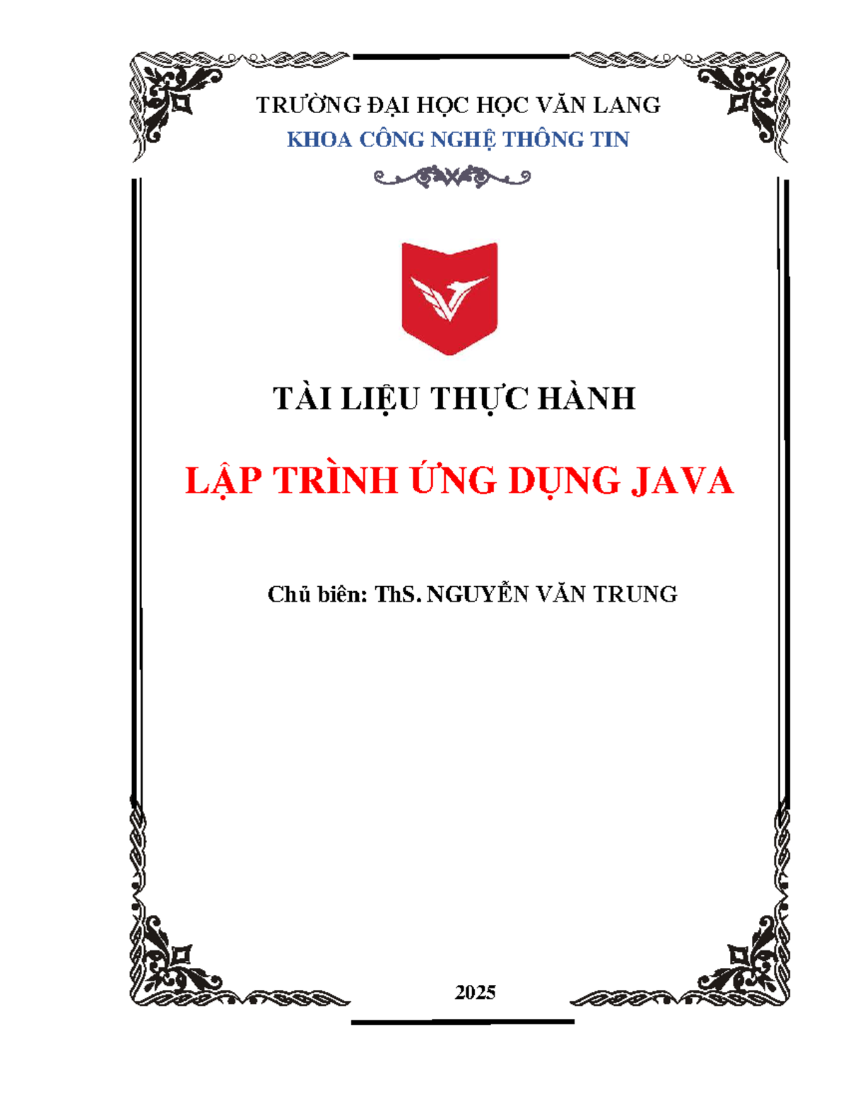 LAB Chương 6 - Java Swing - Phần 2 Thực Hành Ứng Dụng - Studocu