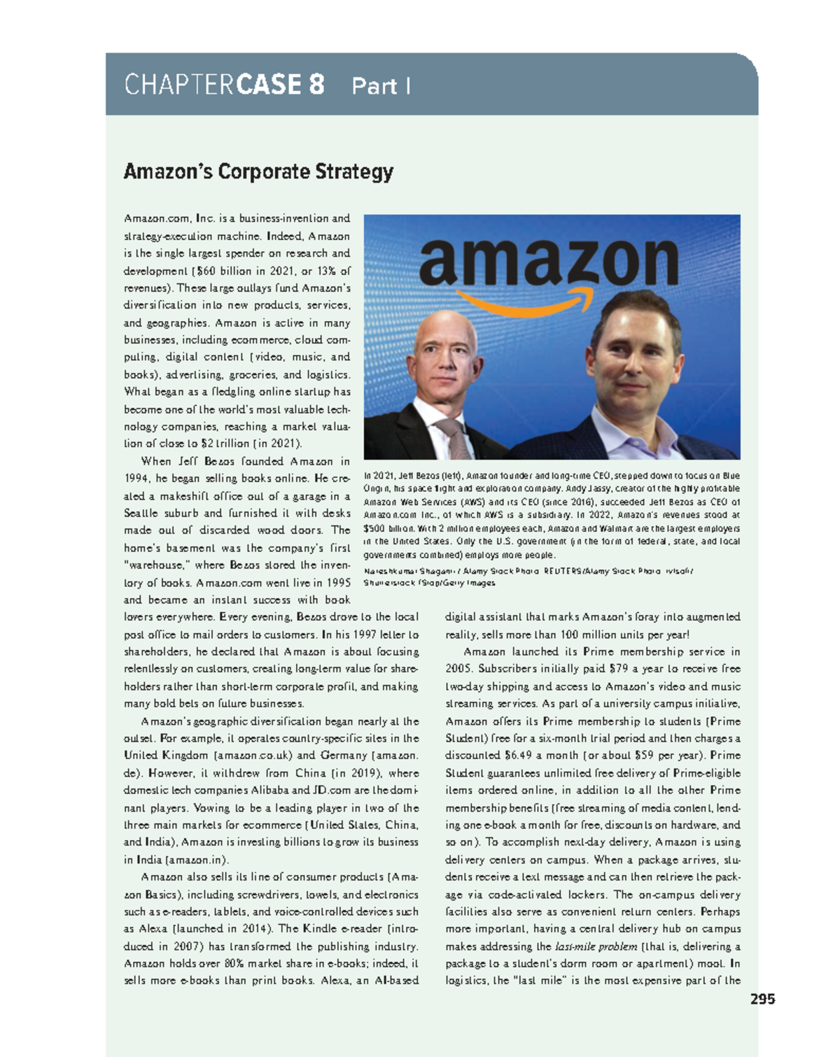 Amazon - Case study quản trị chiến lược - Amazon’s Corporate Strategy ...