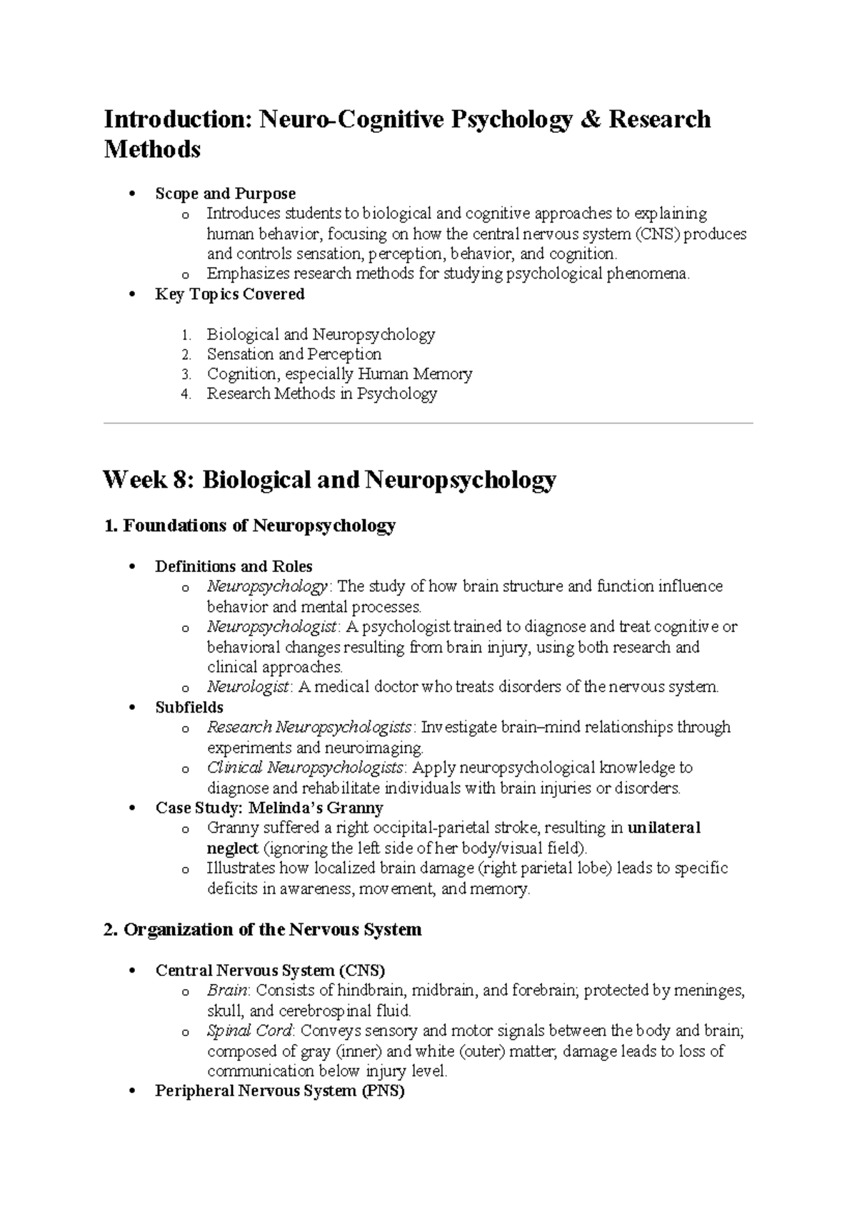 PSY 101: Intro to Psychology Research Methods & Key Concepts - Studocu