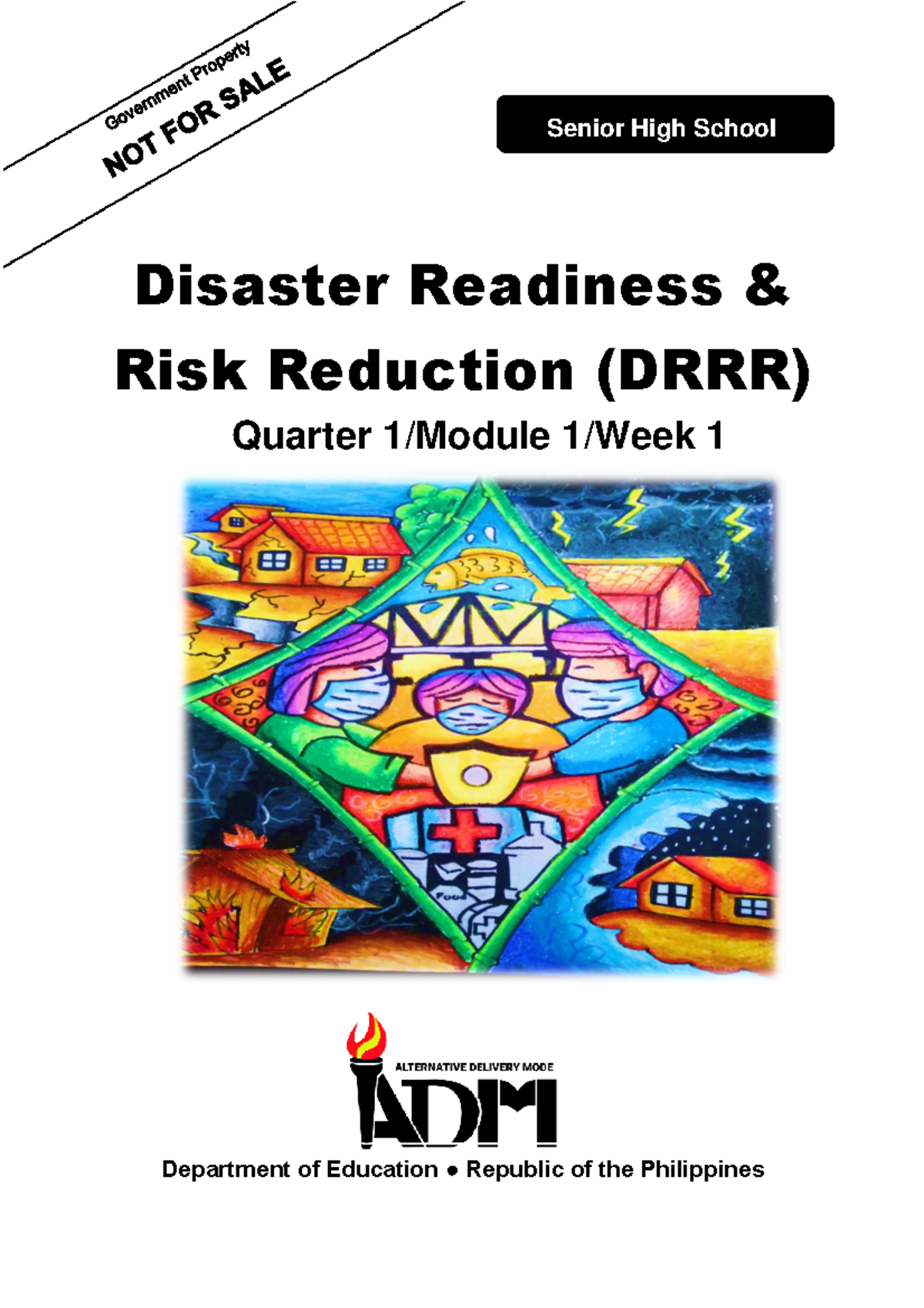 DRRR12 Q1 Module 1: Basic Concepts of Disaster Risk and Readiness - Studocu