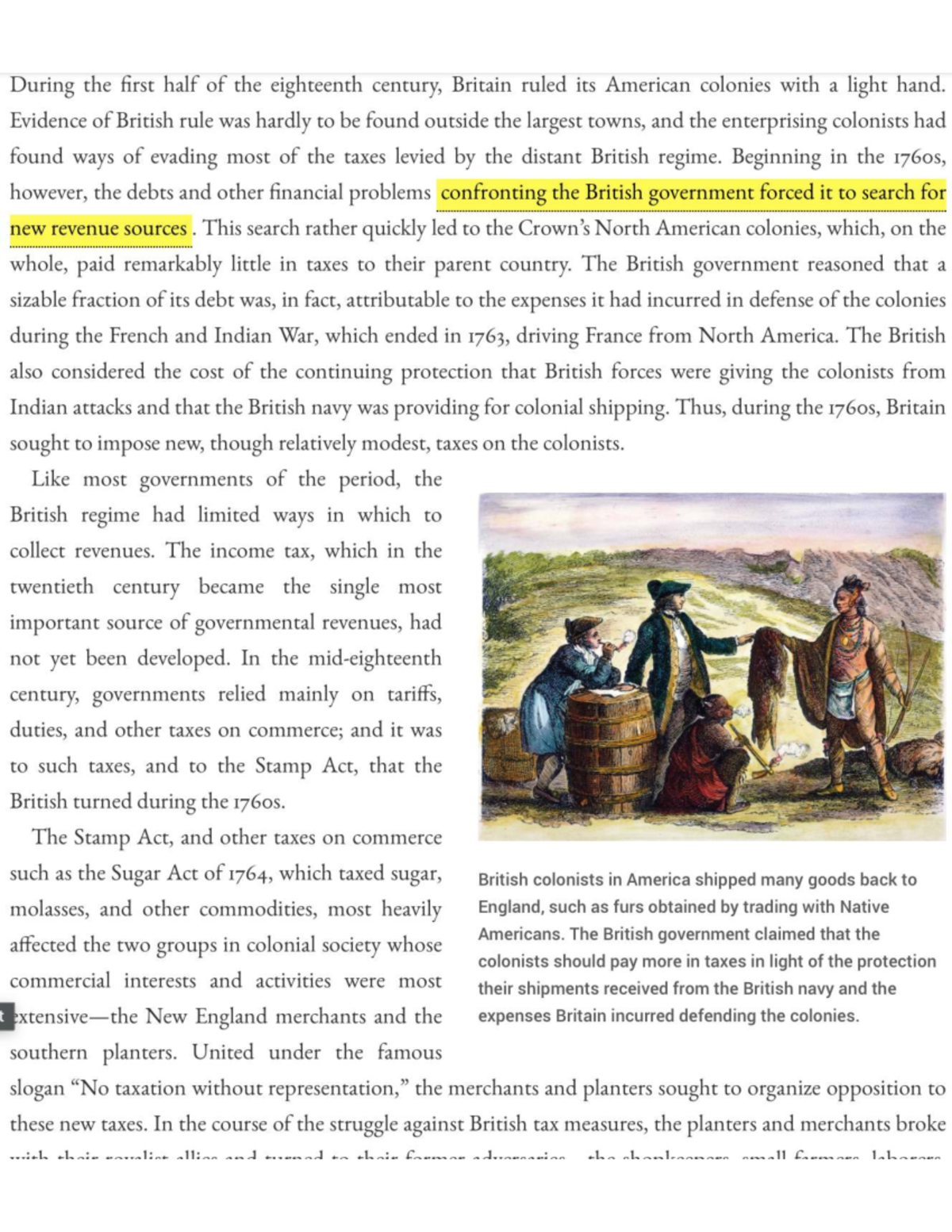 Analysis of British Taxation Policies in Colonial America (HIST 101 ...