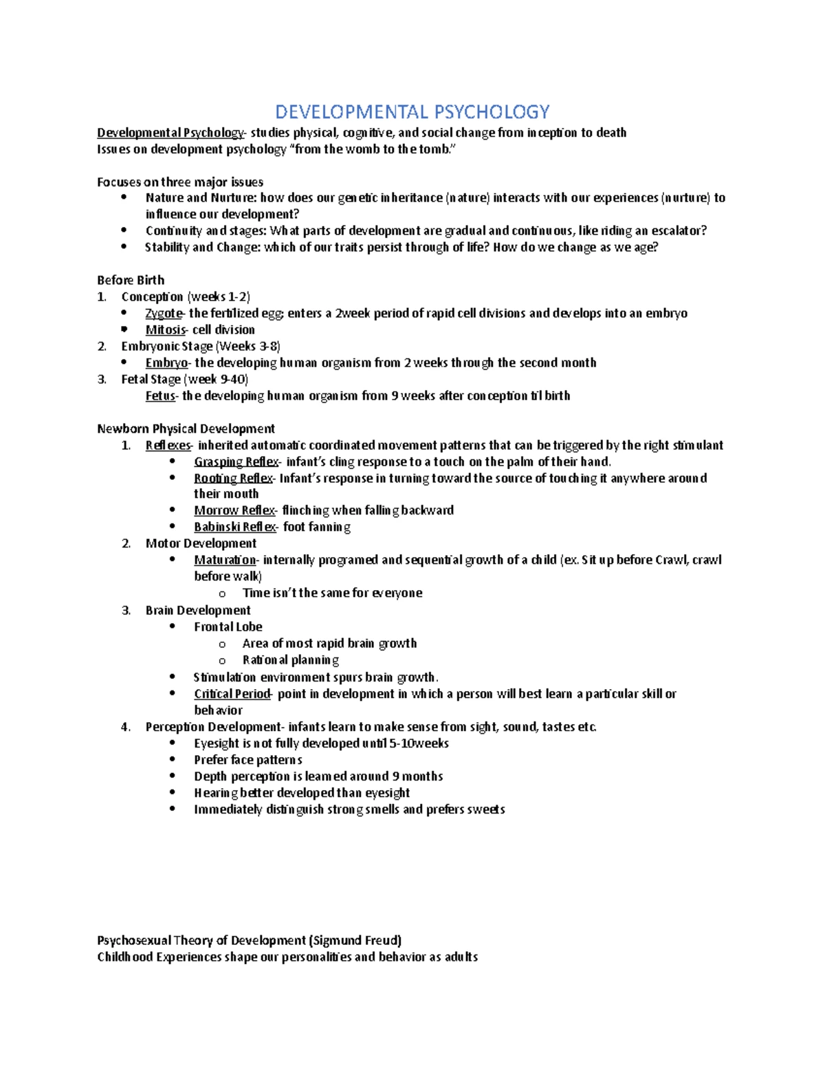 Developmental Psychology Overview: Key Theories and Stages of Growth ...