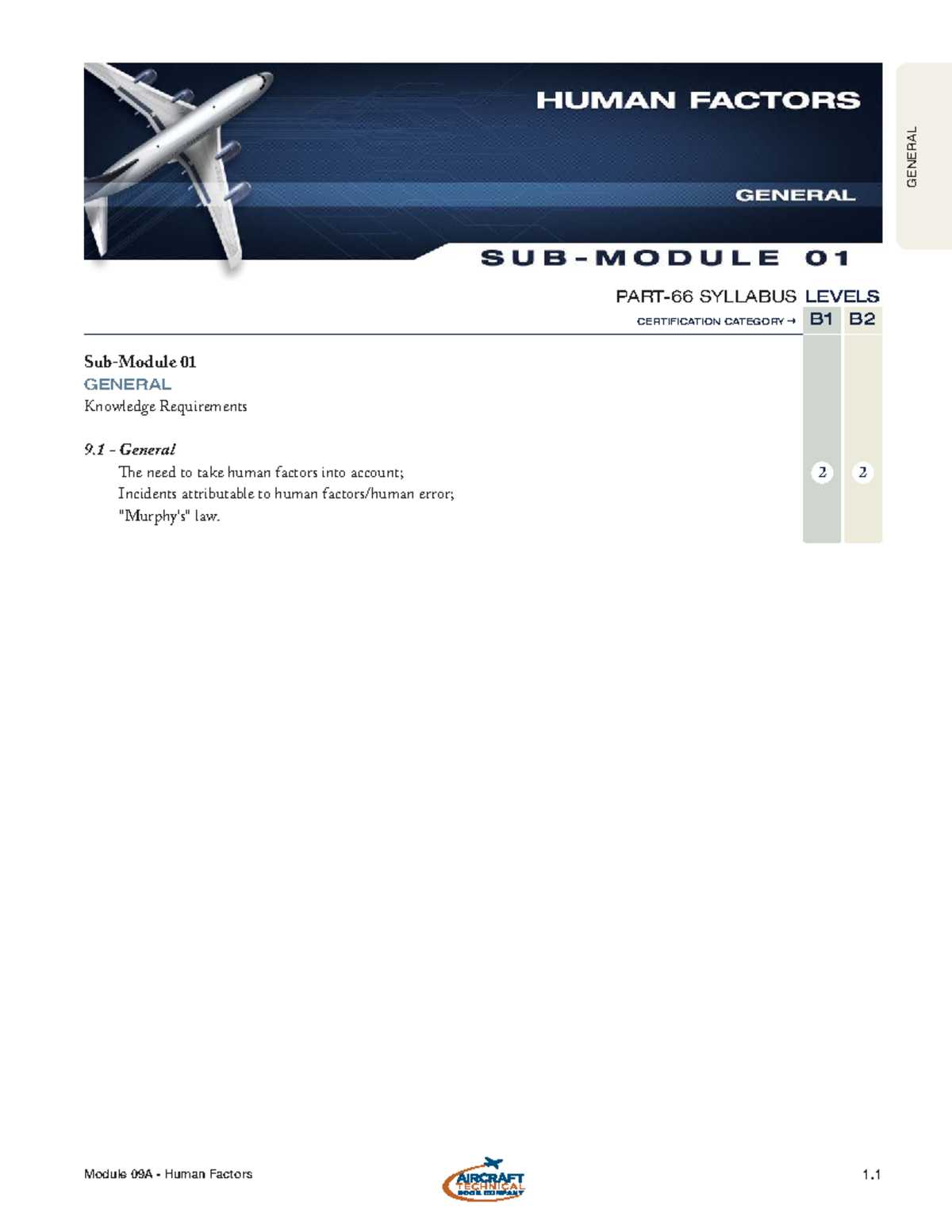 Module 09A Human Factors in Aviation Maintenance: Understanding Human ...