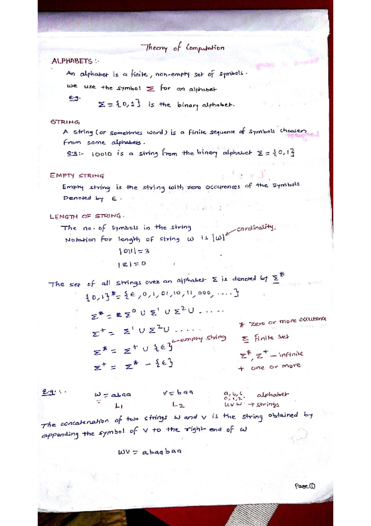 Theory of Computation: FLAT Notes on Finite Automata and Languages ...