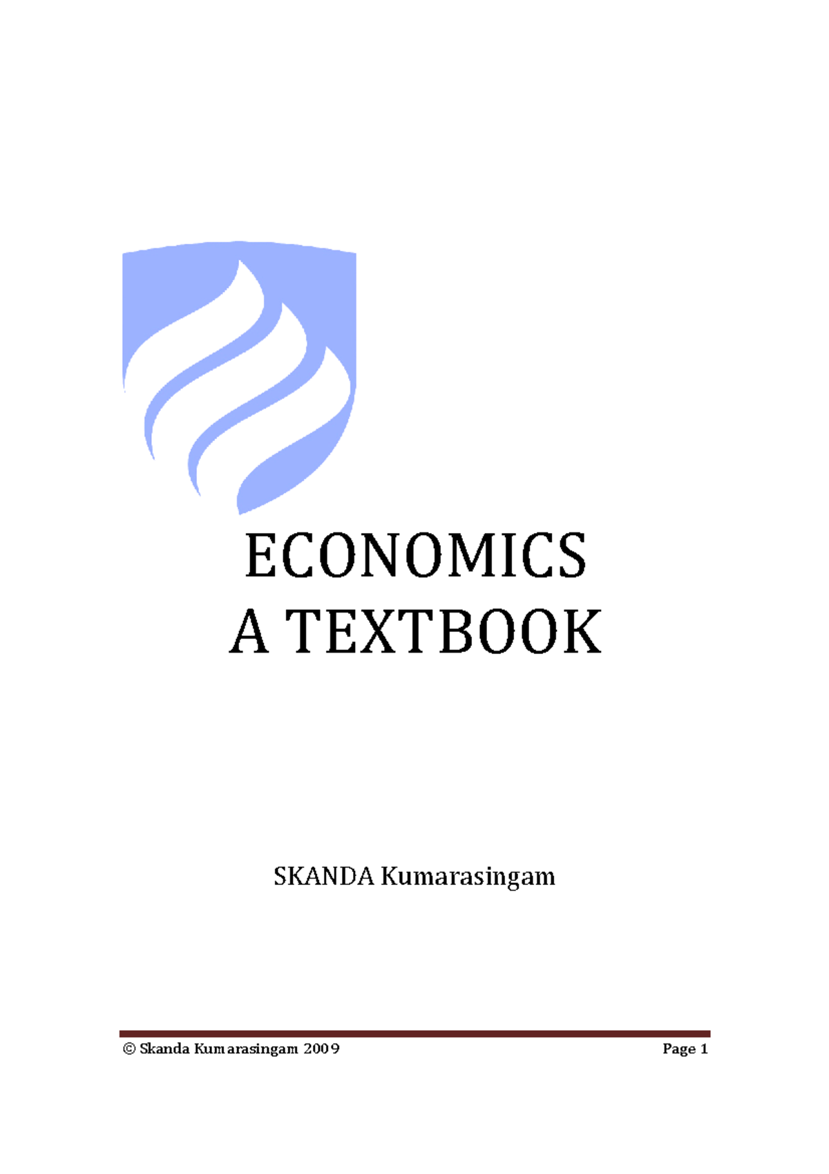 ECON 101: Comprehensive Economics Textbook by Skanda Kumarasingam - Studocu