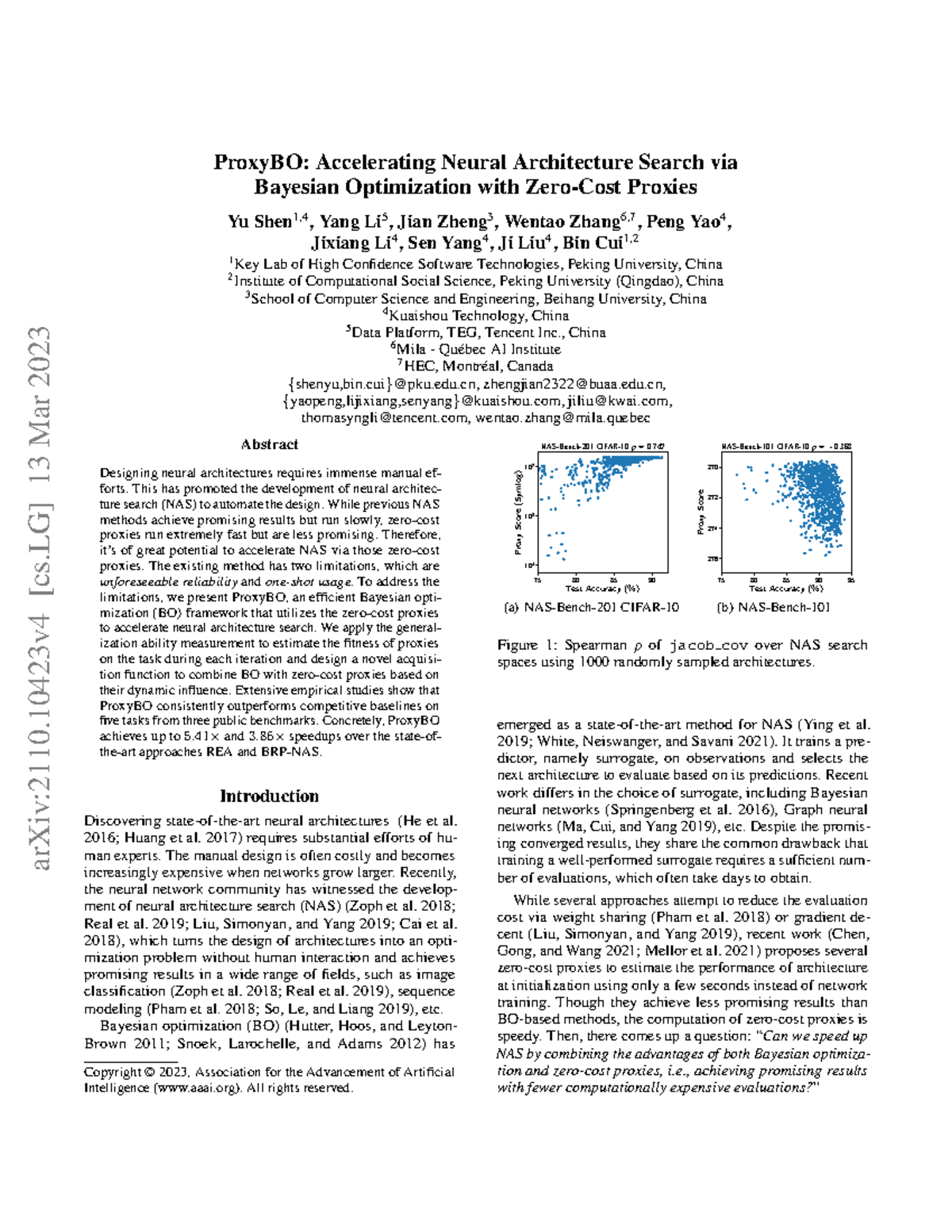 ProxyBO: Efficient Bayesian Optimization for Neural Architecture Search ...
