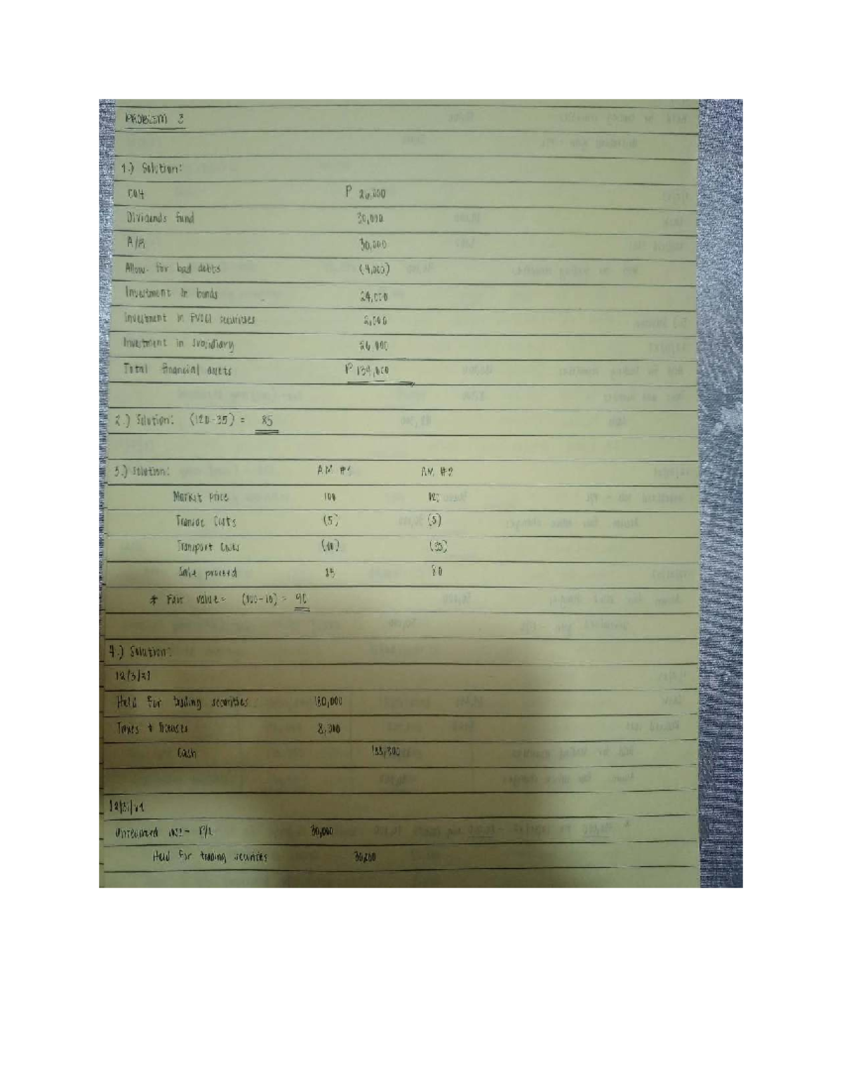 CH09 Problem 3 & 4 Solutions - IA1 Financial Analysis - Studocu