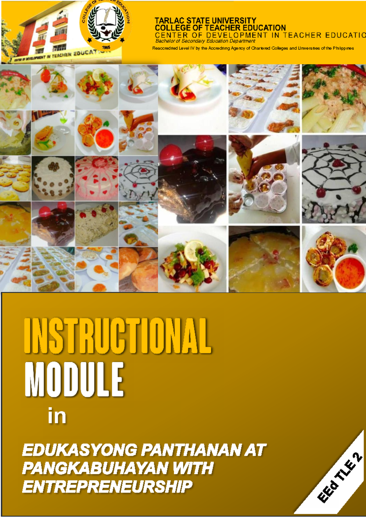 EEd-TLE2 Module: Principles of Food Preparation and Cooking Techniques ...