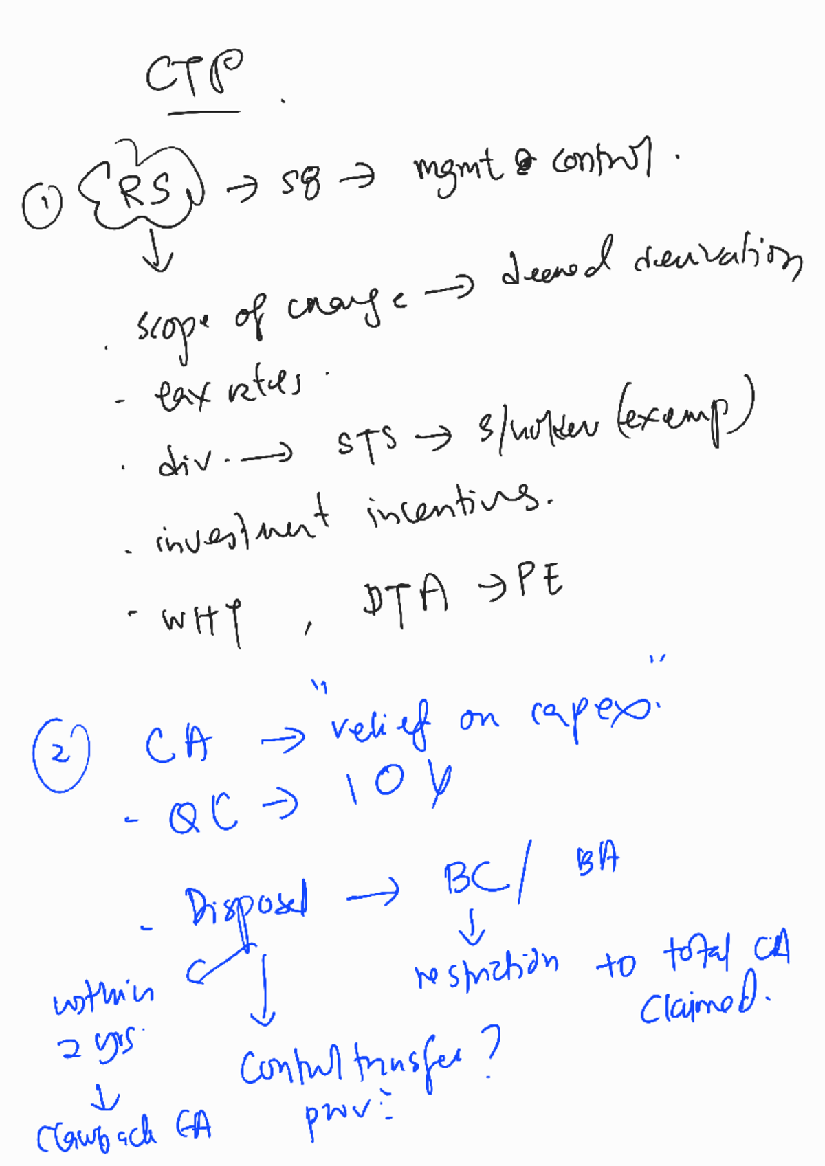 CTP ERS 58 Management Control Exam Notes - Day 06 IRC 190522 - Studocu