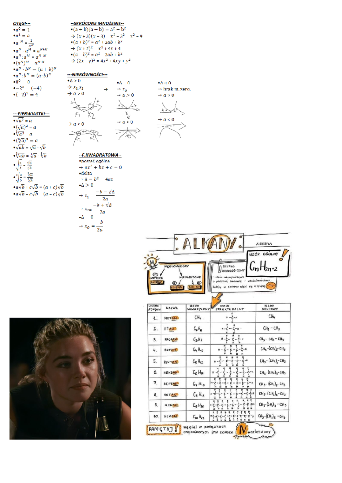 Matma - Powtórka z matematyki dla egzaminu końcowego - Studocu