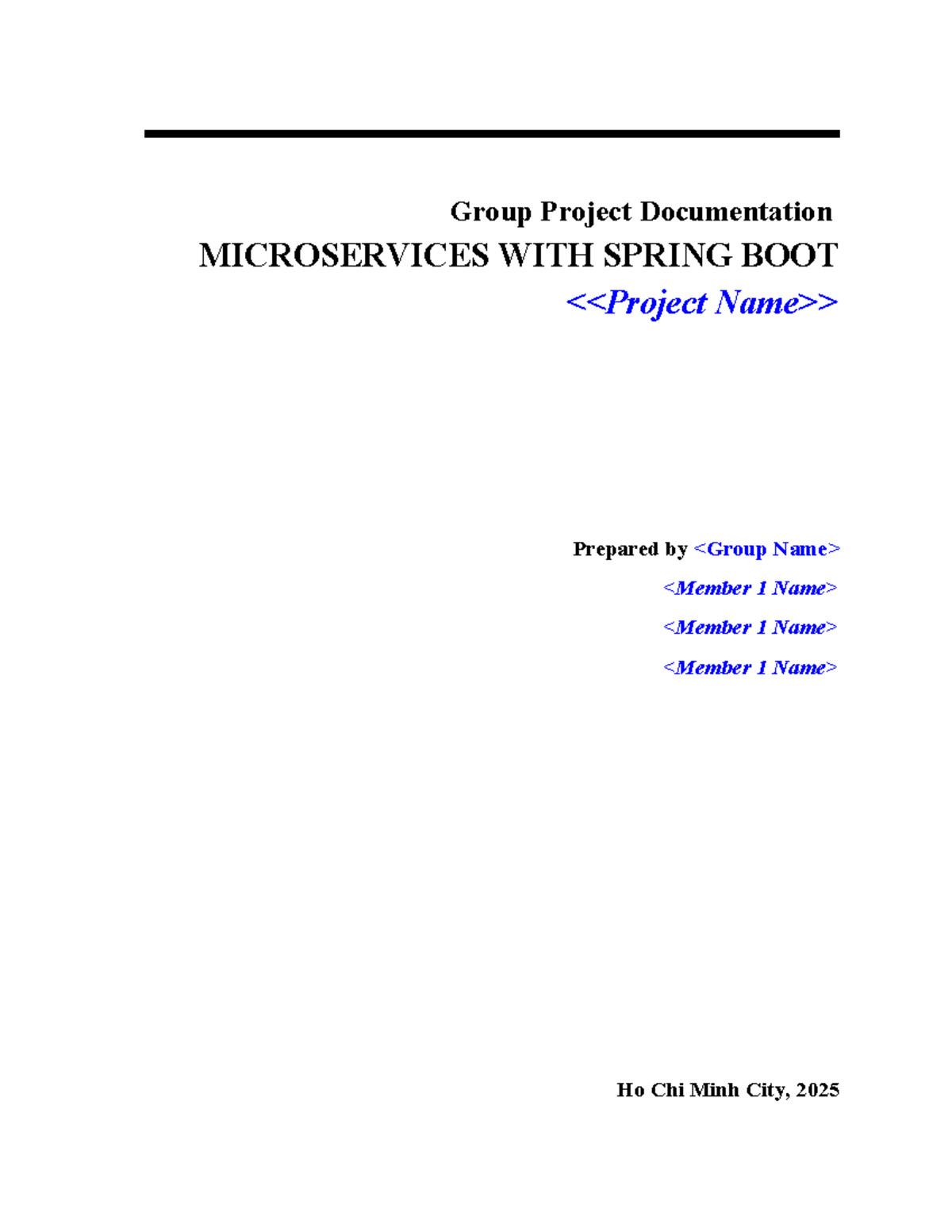 Group Project Report Template MSS301: Microservices with Spring Boot ...
