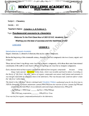 Chem203 Inorganic chemistry lecture. - Chem203 Inorganic Chemistry I ...