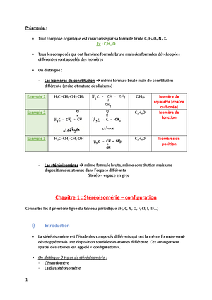 Formules des composés - Isomérie plane - Proambule: Presentation Chimie ...
