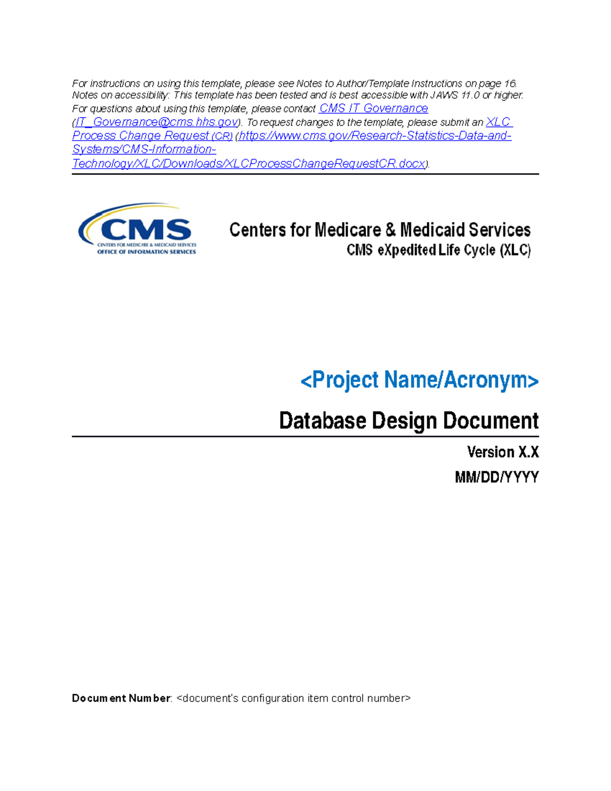 Database Design Document - For instructions on using this template ...